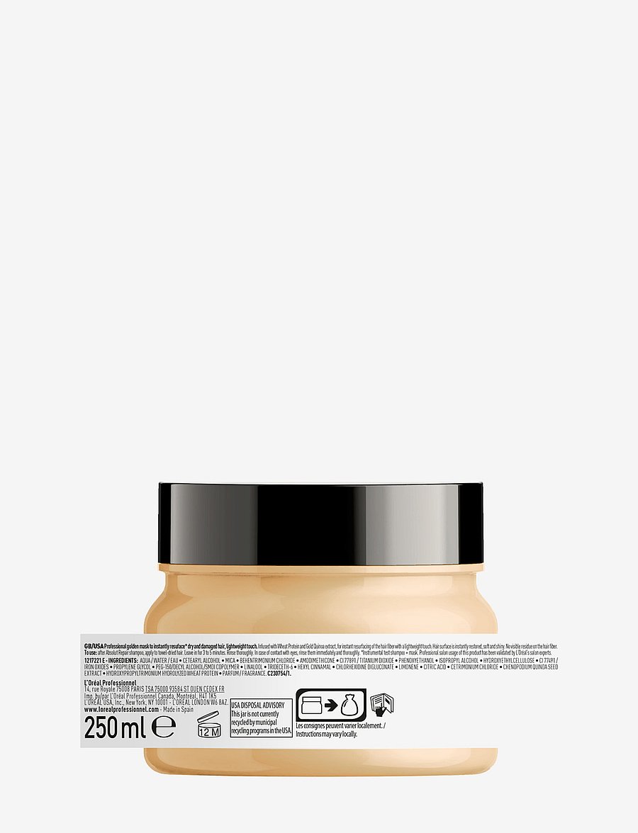 L'Oréal Professionnel - L'Oréal Professionnel Absolut Repair Masque Golden 250ml - hårinpackning - clear - 4
