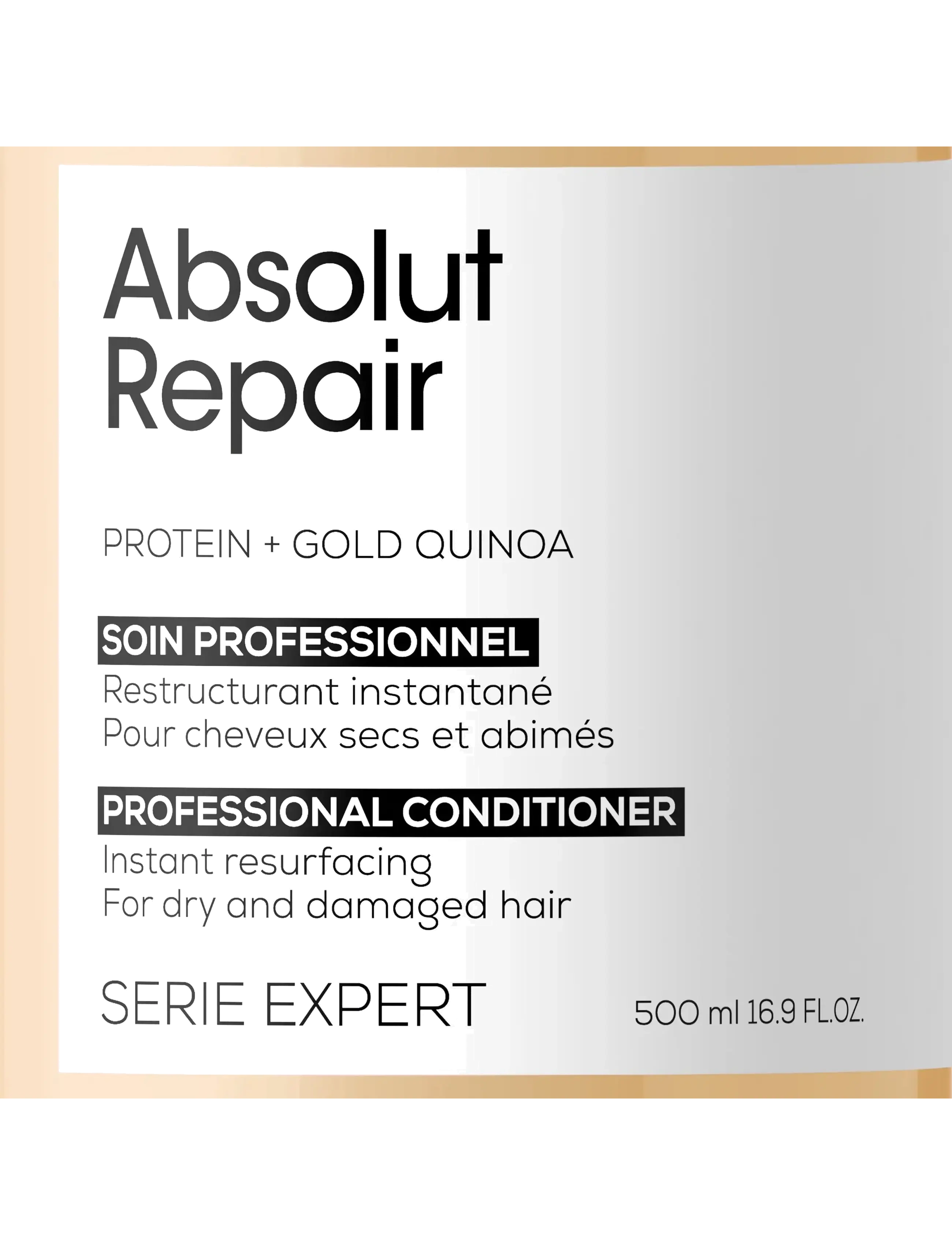 L'Oréal Professionnel - L'Oréal Professionnel Absolut Repair Gold Conditioner 500 ml - hårpleje - clear - 3