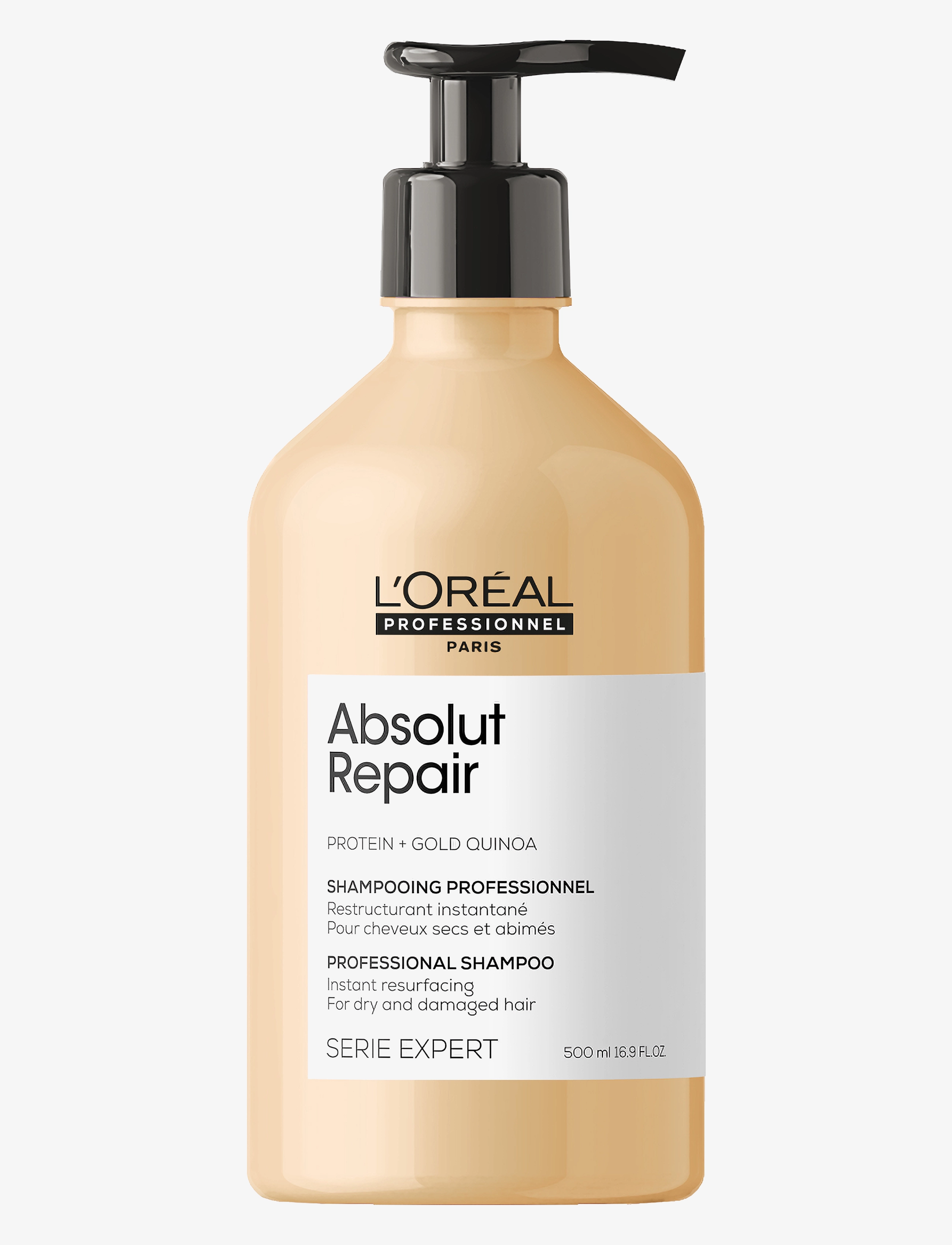 L'Oréal Professionnel Absolut Repair Gold Shampoo 500Ml, Shampoo, Nude, Str: 500 ml