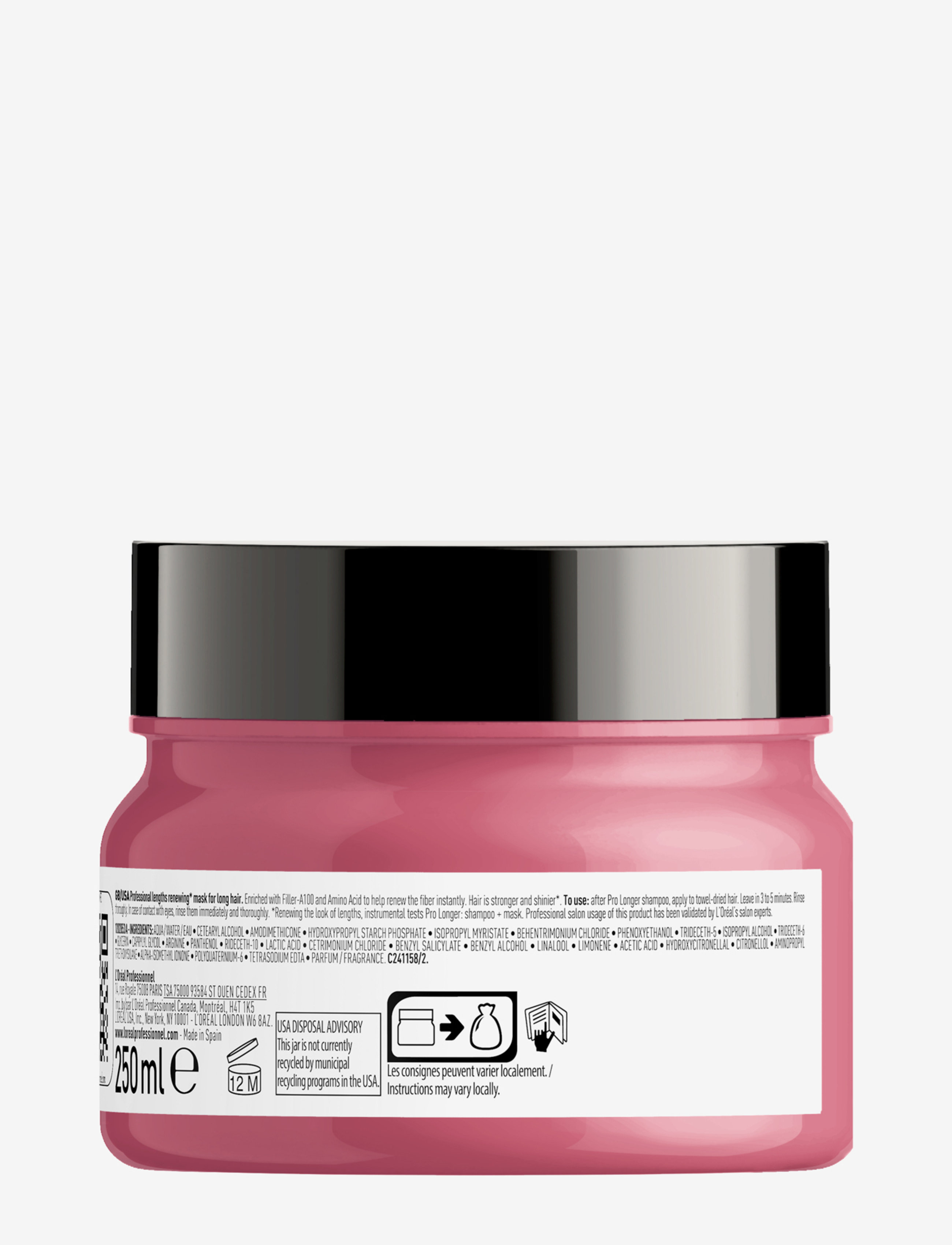 L'Oréal Professionnel - L'Oréal Professionnel Pro Longer Masque 250ml - alhaisimmat hinnat - clear - 1