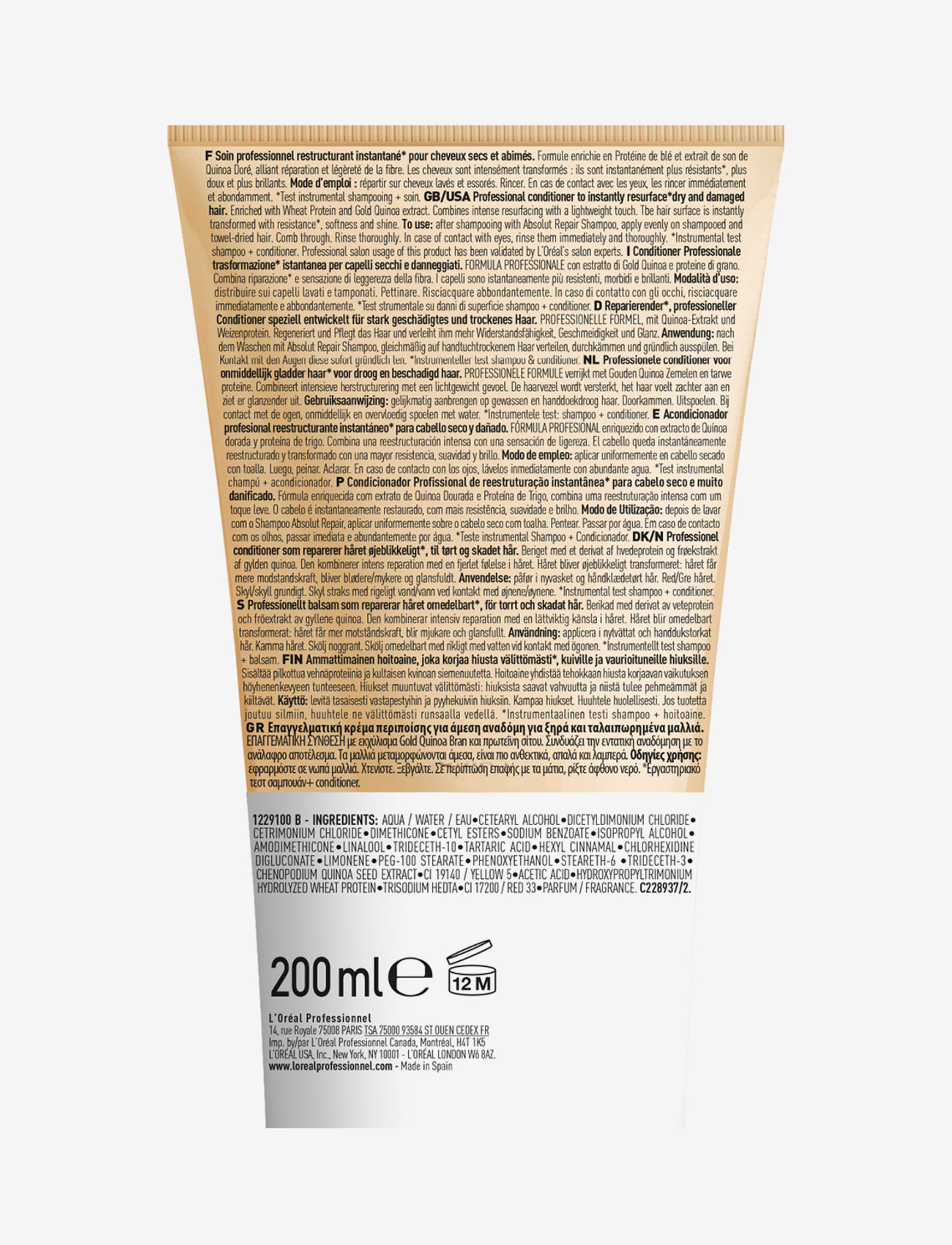 Absolut Repair Gold Conditioner 5