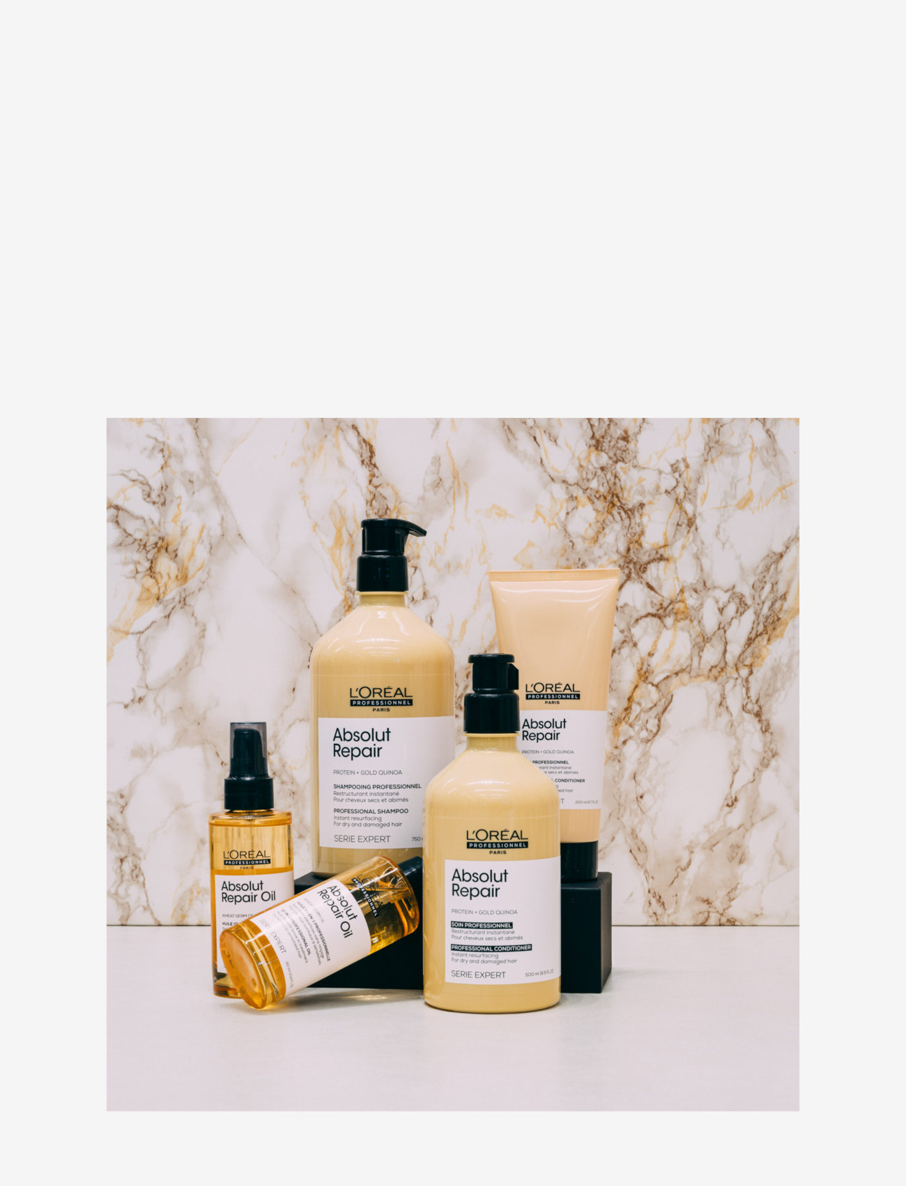 L'Oréal Professionnel - L'Oréal Professionnel Absolut Repair Gold Conditioner 200ml - balsam & conditioner - clear - 5