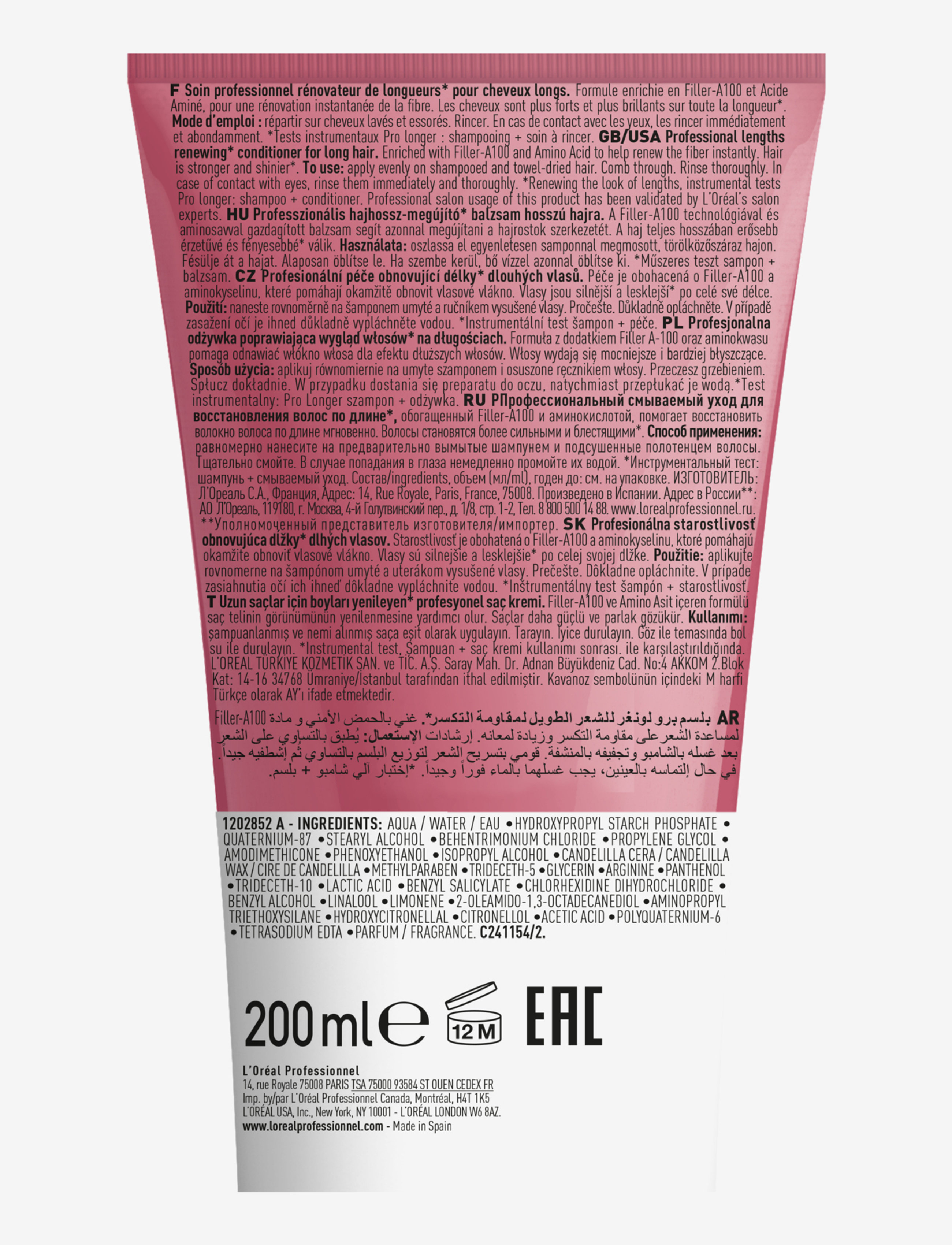 L'Oréal Professionnel - L'Oréal Professionnel Pro Longer Conditioner 200ml - lägsta priserna - clear - 4