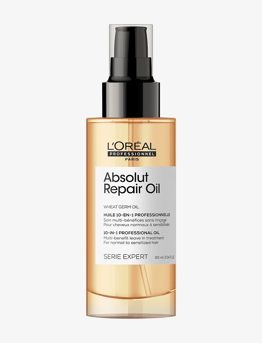L'Oréal Professionnel - L'Oréal Professionnel Absolute Repair 10-in-1 Professionnel Oil 90ml - hårolier - clear - 1