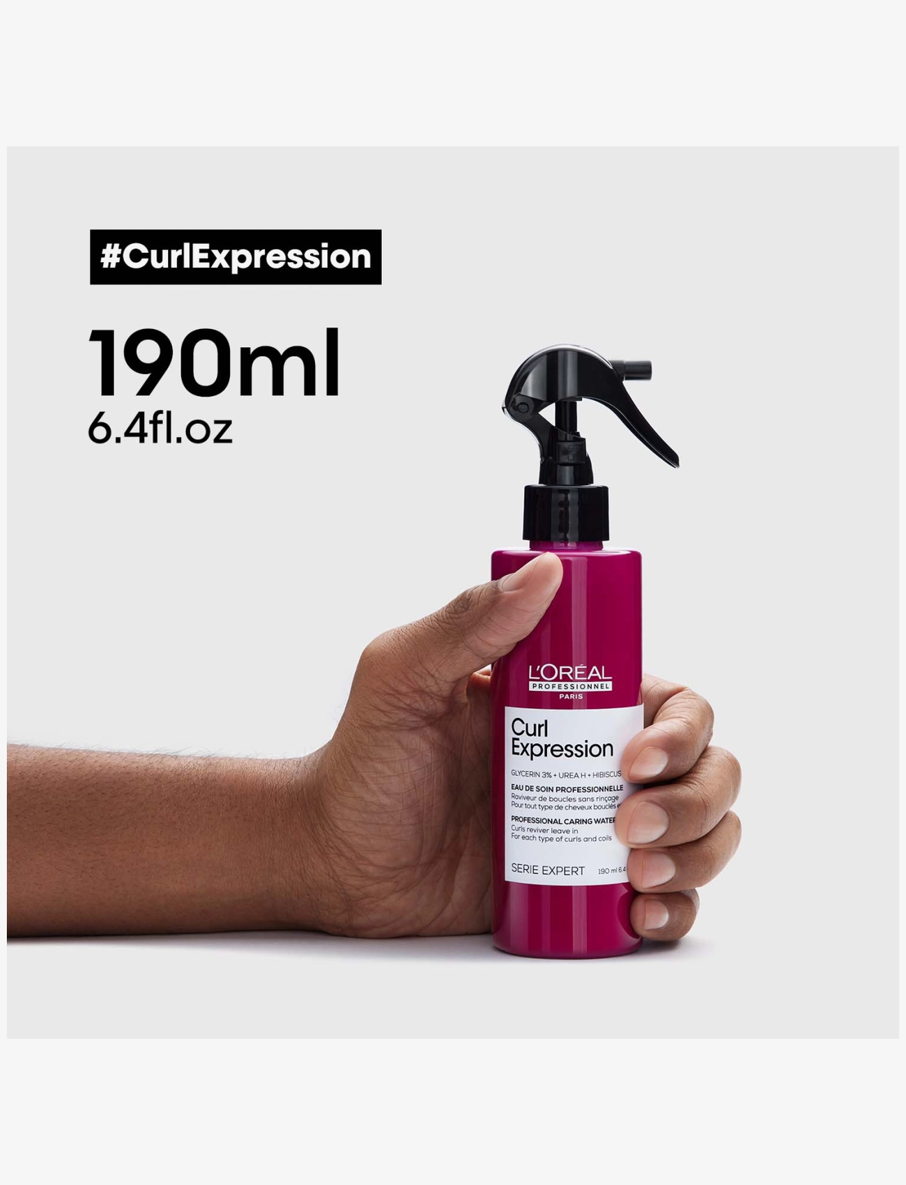 L'Oréal Professionnel - L'Oréal Professionnel Curl Expression Caring Water Mist 190ml - sommerens hårprodukter - no colour - 3