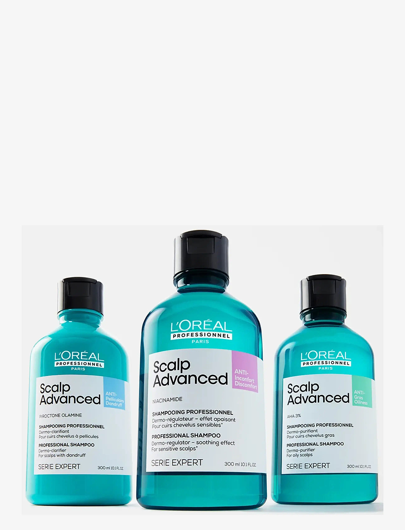 L'Oréal Professionnel - L'Oréal Professionnel Scalp Advanced Anti-Discomfort Shampoo 300ml - shampo - no colour - 4