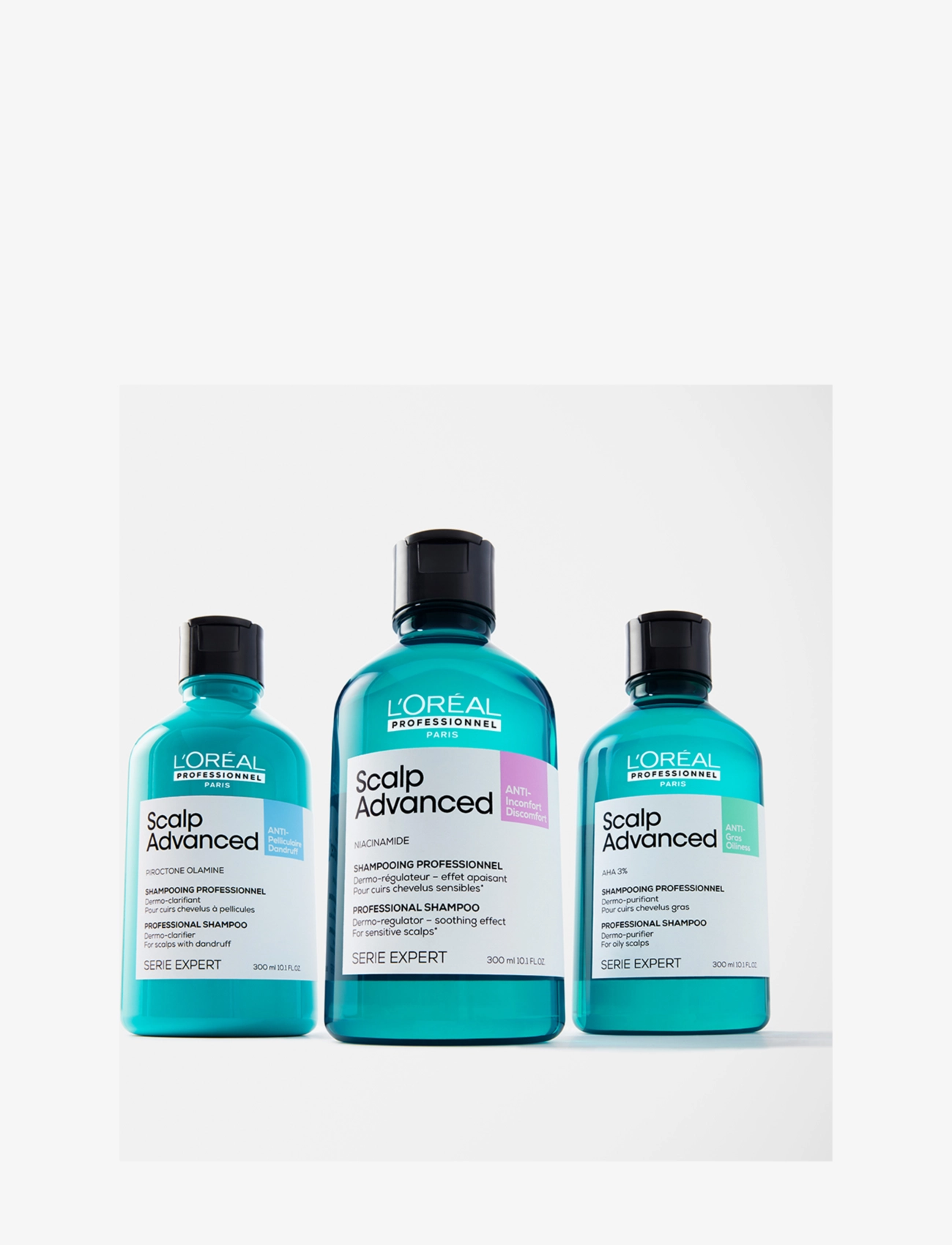 L'Oréal Professionnel - L'Oréal Professionnel Scalp Advanced Anti-Discomfort Shampoo 300ml - shampoo - no colour - 5