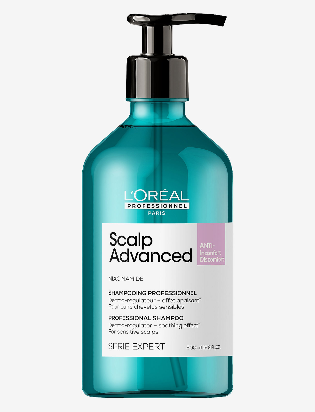 L'Oréal Professionnel - L'Oréal Professionnel Scalp Advanced Anti-Discomfort Shampoo 500ml - shampoo - no colour - 0