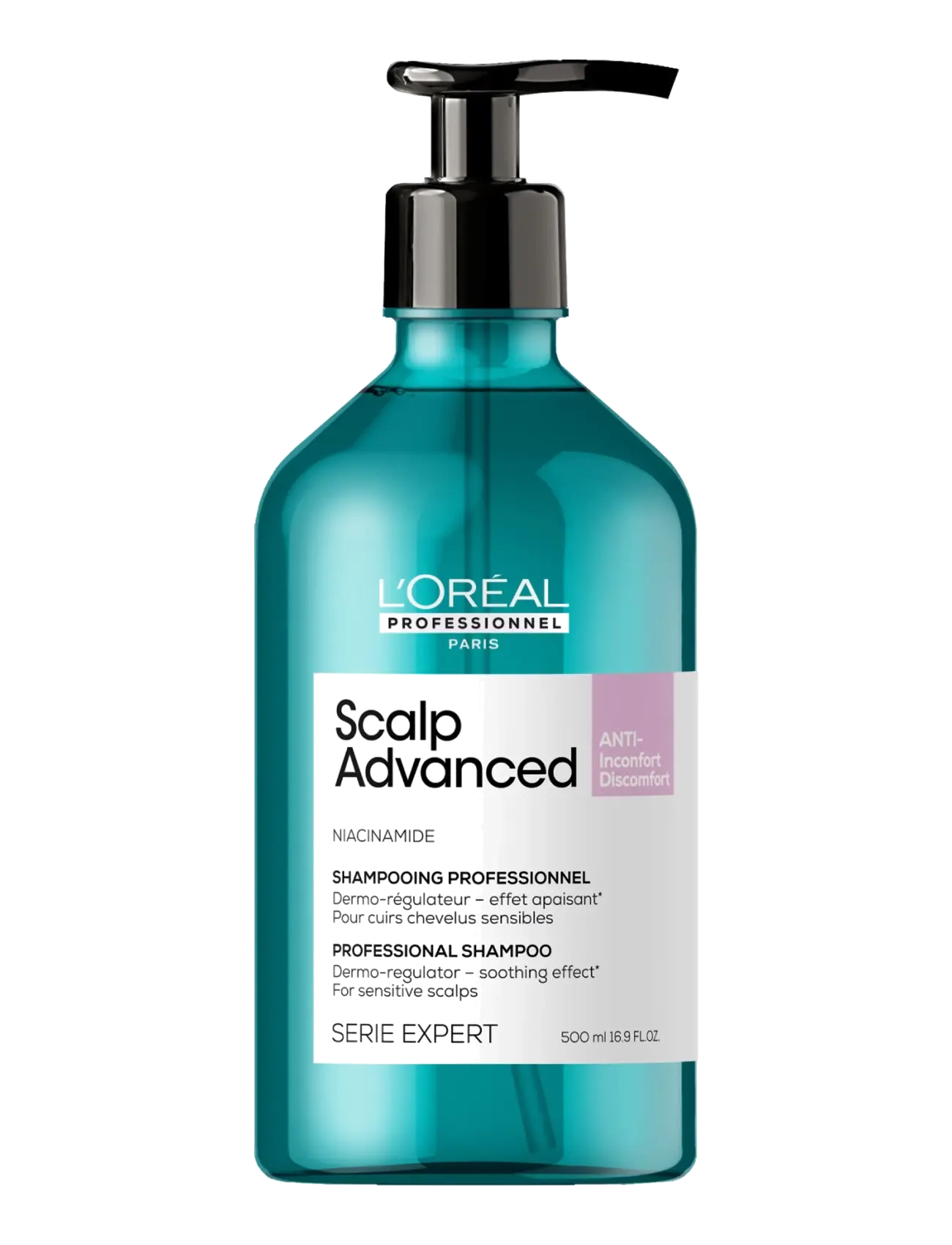 L'Oréal Professionnel L'Oréal Professionnel Scalp Advanced Anti-Discomfort Shampoo 500ml - Hårplejeprodukter - NO COLOUR / undefined