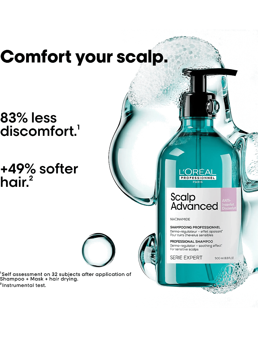 L'Oréal Professionnel - L'Oréal Professionnel Scalp Advanced Anti-Discomfort Shampoo 500ml - shampoo - no colour - 1