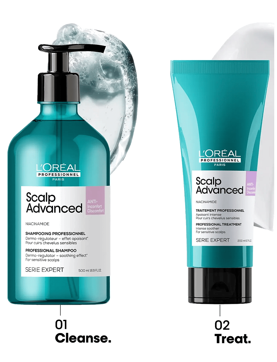 L'Oréal Professionnel - L'Oréal Professionnel Scalp Advanced Anti-Discomfort Shampoo 500ml - shampoo - no colour - 3