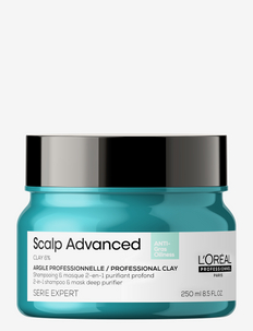L'Oréal Professionnel Scalp Advanced Anti-Oiliness 2-in-1 Deep Purifier Clay 250ml, L'Oréal Professionnel