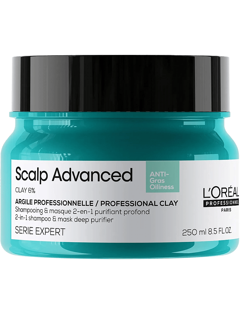 L'Oréal Professionnel - L'Oréal Professionnel Scalp Advanced Anti-Oiliness 2-in-1 Deep Purifier Clay 250ml - no colour - 0