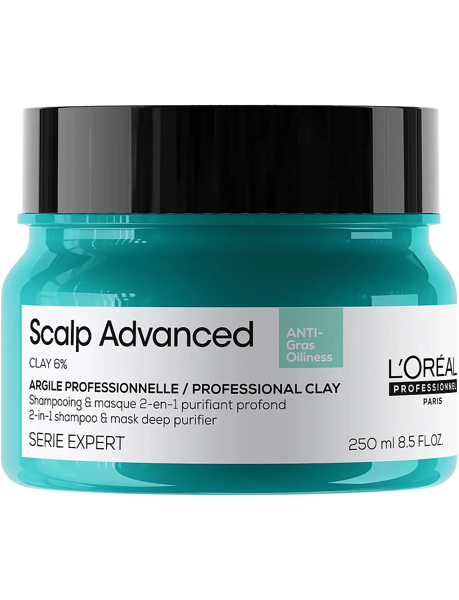 L'Oréal Professionnel - L'Oréal Professionnel Scalp Advanced Anti-Oiliness 2-in-1 Deep Purifier Clay 250ml - no colour - 0