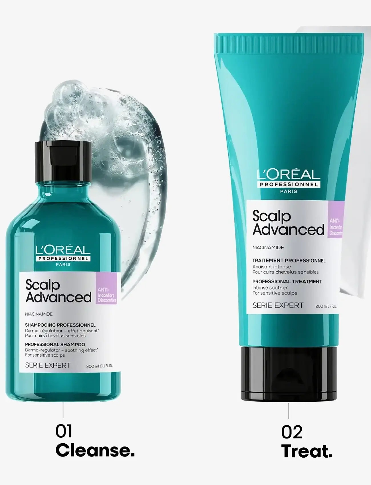 L'Oréal Professionnel - L'Oréal Professionnel Scalp Advanced Anti-Discomfort Treatment 200ml - hårkur - no colour - 2