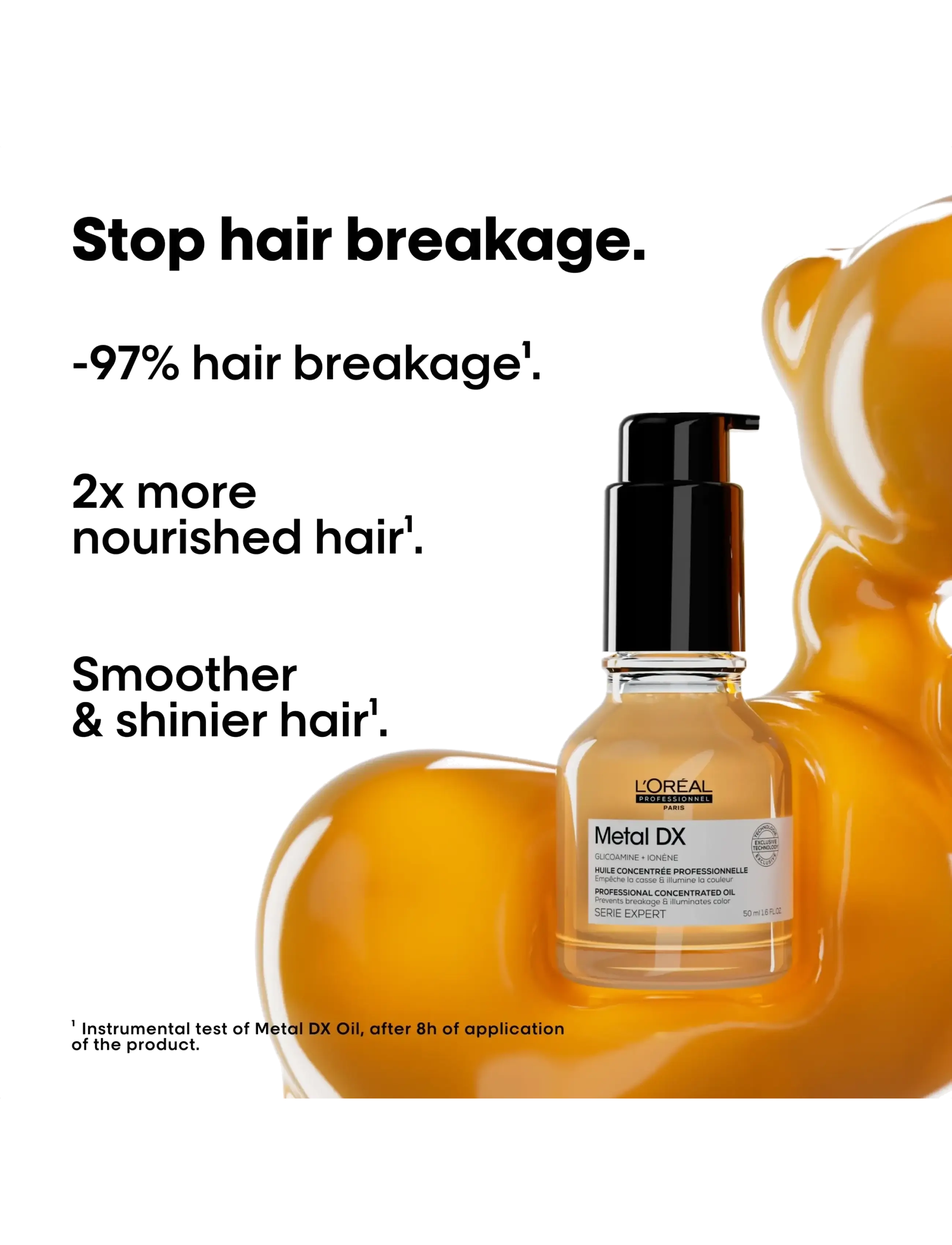 L'Oréal Professionnel - L'Oréal Professionnel Metal DX Anti-Deposit Protector Concentrated Oil 50ml - hår - no colour - 1
