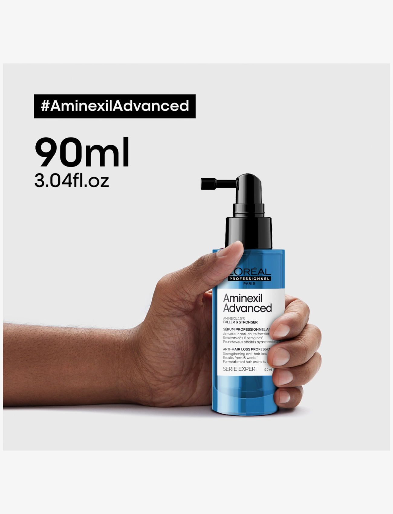 L'Oréal Professionnel - L'Oréal Professionnel Aminexil Advanced Strengthening Anti-hair loss Activator Serum 90ml - scalp treatment - no colour - 3