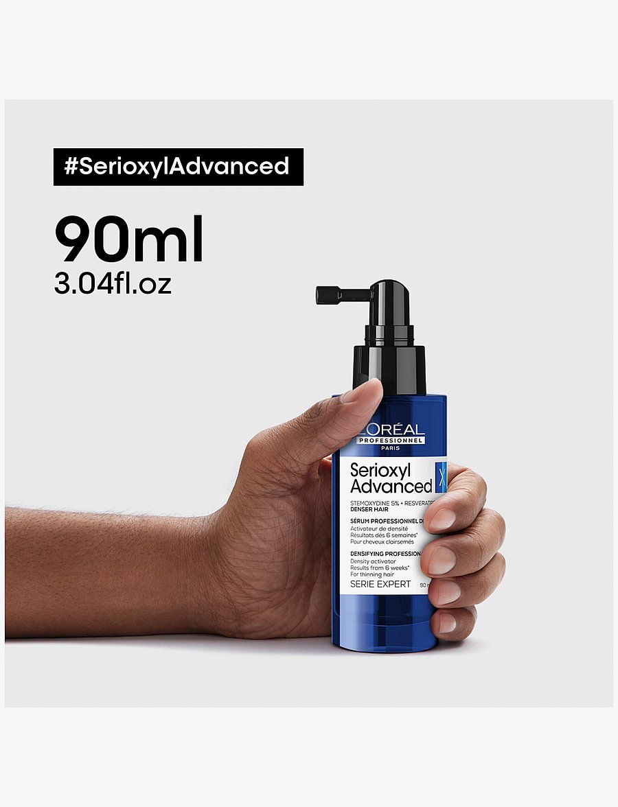 L'Oréal Professionnel - L'Oréal Professionnel Serioxyl Advanced Denser Hair Serum 90ml - hårserum - no colour - 4