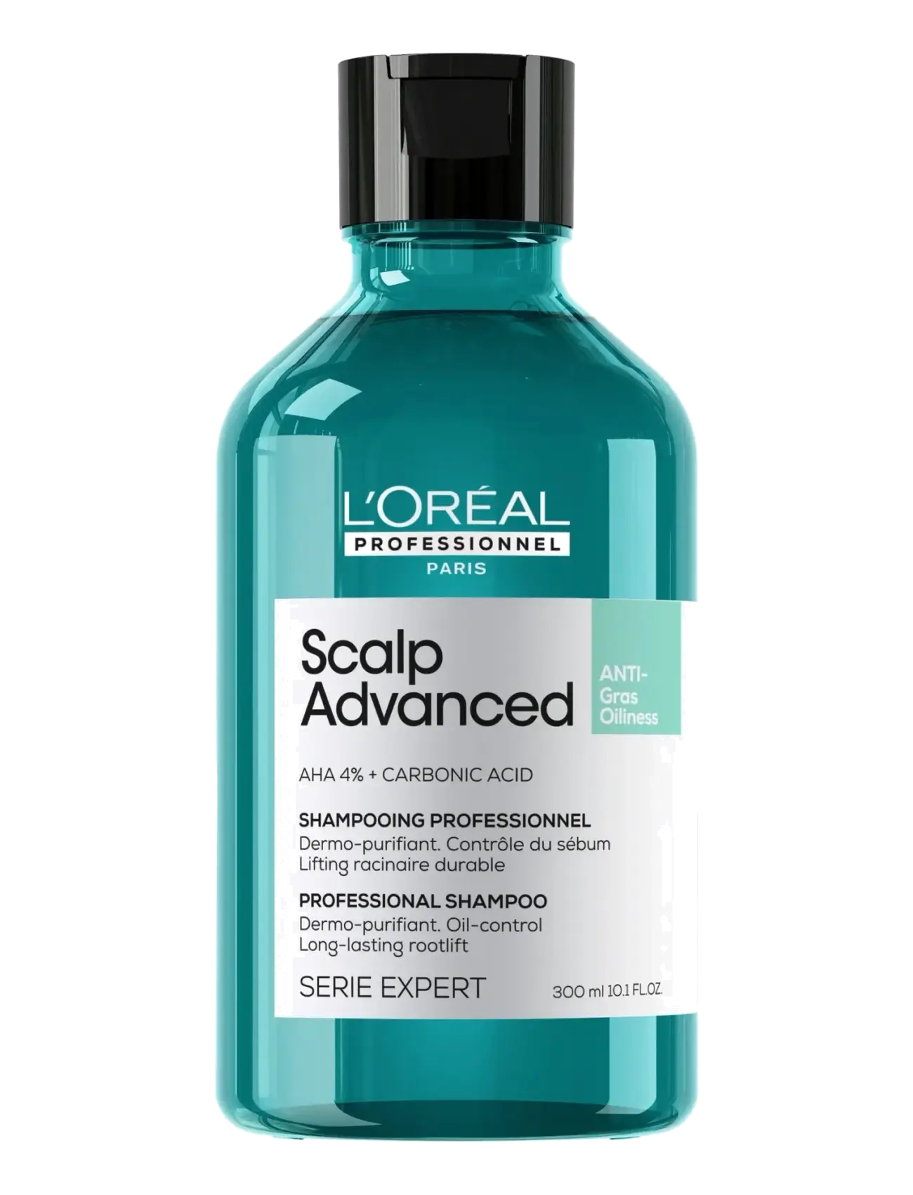 L'Oréal Professionnel Scalp Advanced Anti-Oiliness Shampoo 300 Ml, Shampoo, Nude, Str: 300 ml