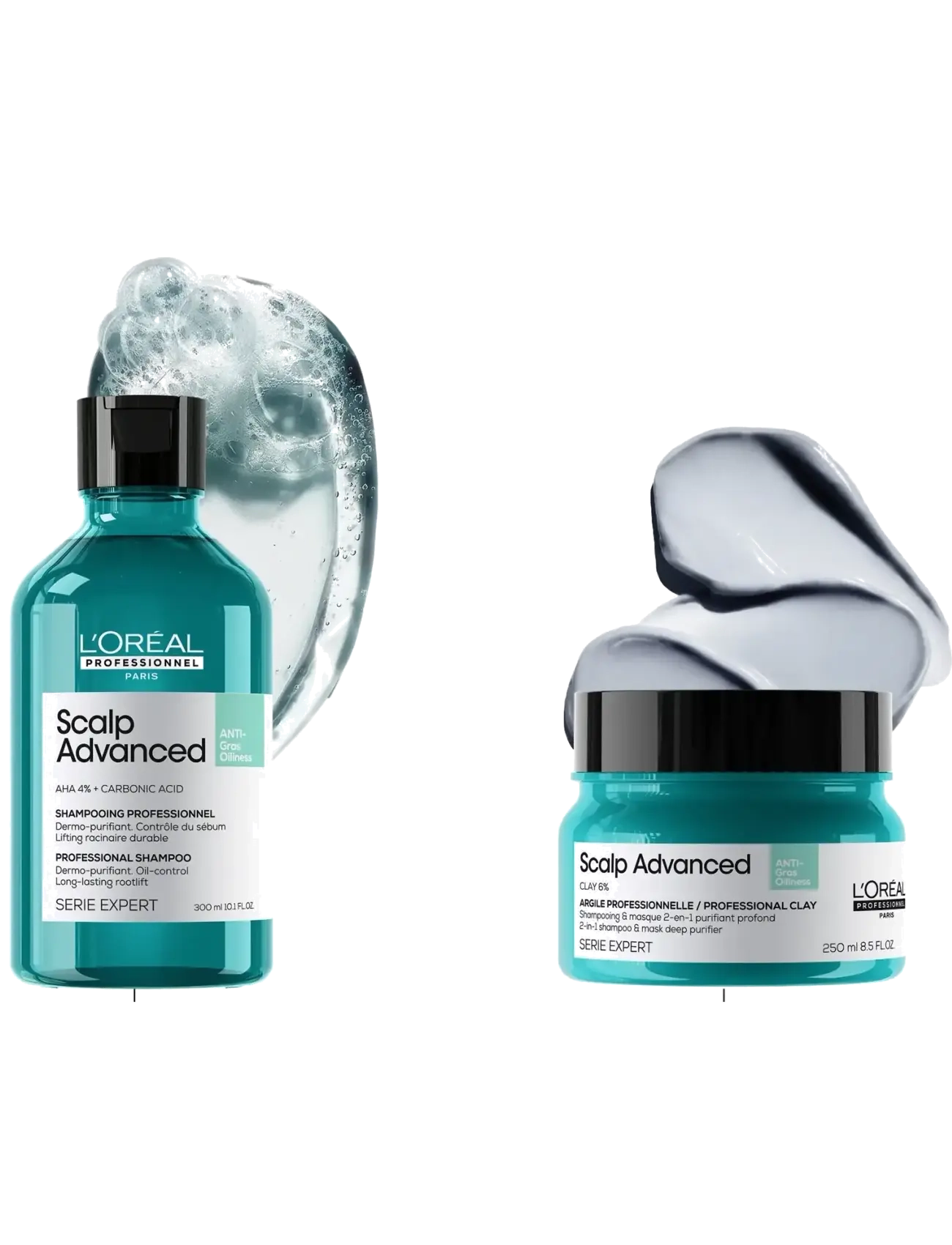 L'Oréal Professionnel - L'Oréal Professionnel Scalp Advanced Anti-Oiliness Shampoo 300 ml - shampoo - no colour - 2