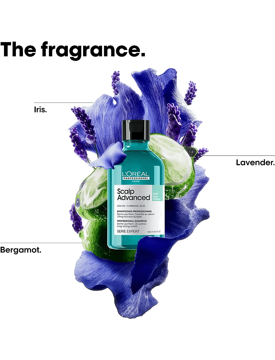 L'Oréal Professionnel - L'Oréal Professionnel Scalp Advanced Anti-Oiliness Shampoo 300 ml - shampoo - no colour - 3