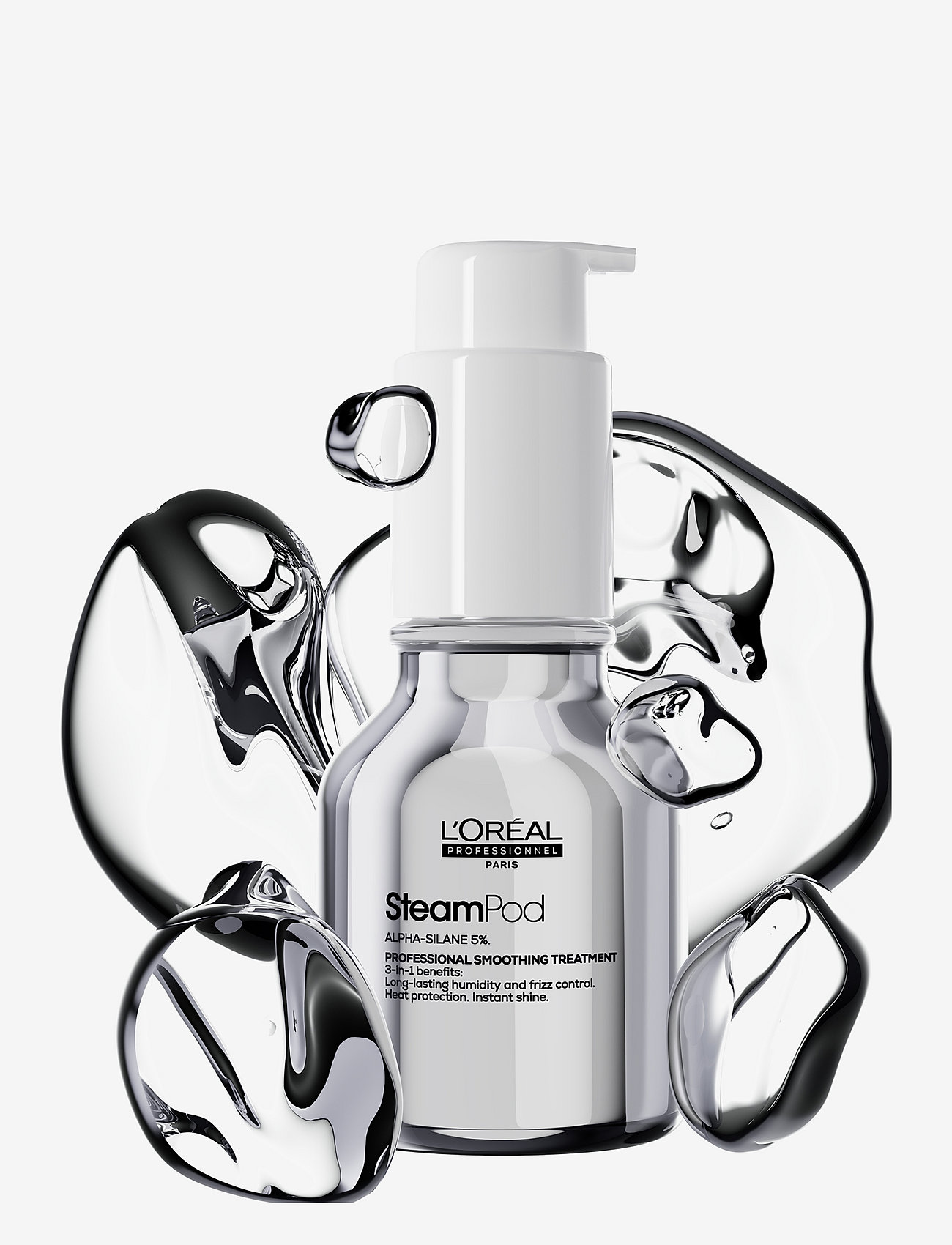 L'Oréal Professionnel - L'Oréal Professionnel Steampod Smoothing Treatment 50ml - hårpleje - clear - 2