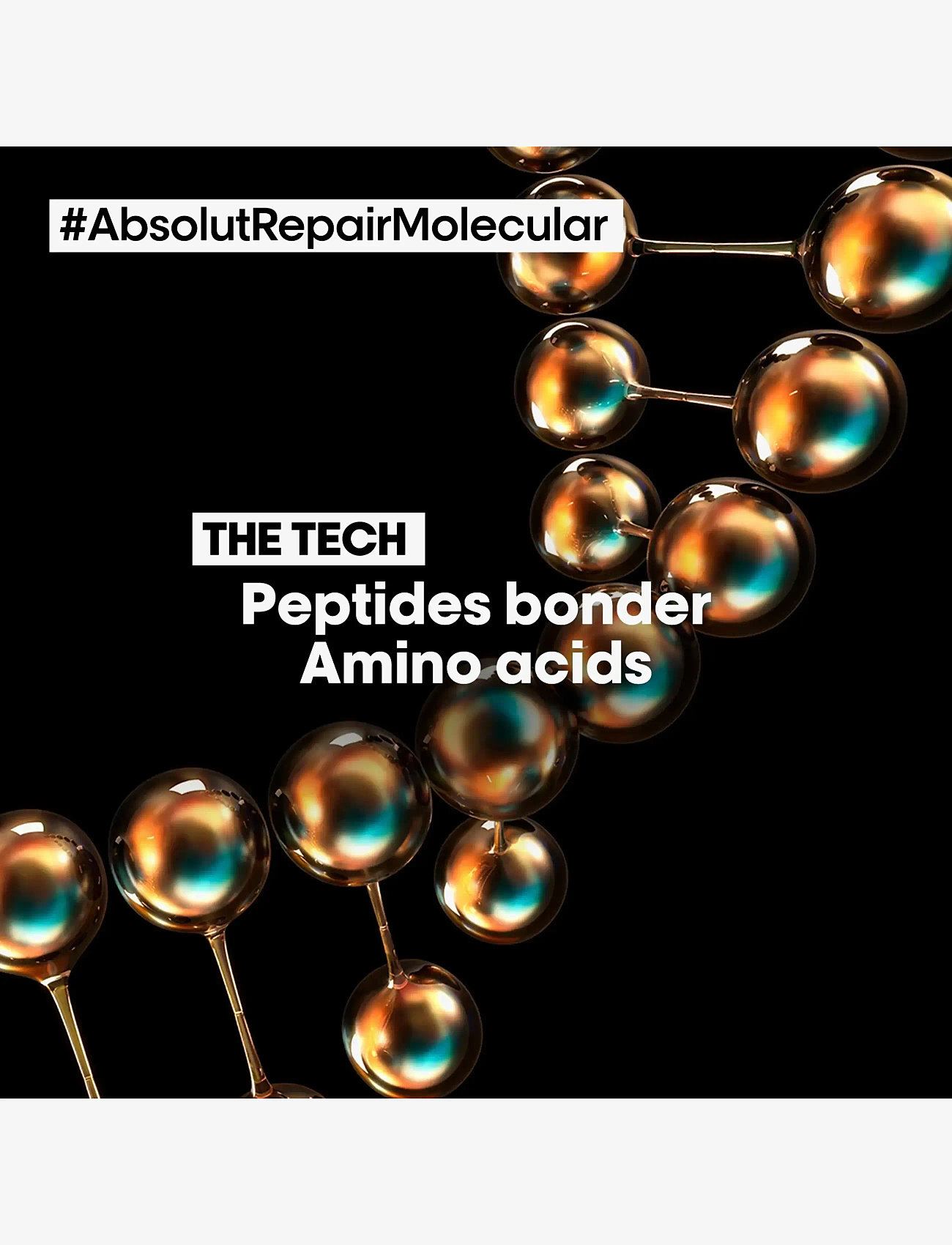 L'Oréal Professionnel - L'Oréal Professionnel Absolut Repair Molecular Rinse-off Serum 250ml - hårserum - clear - 1