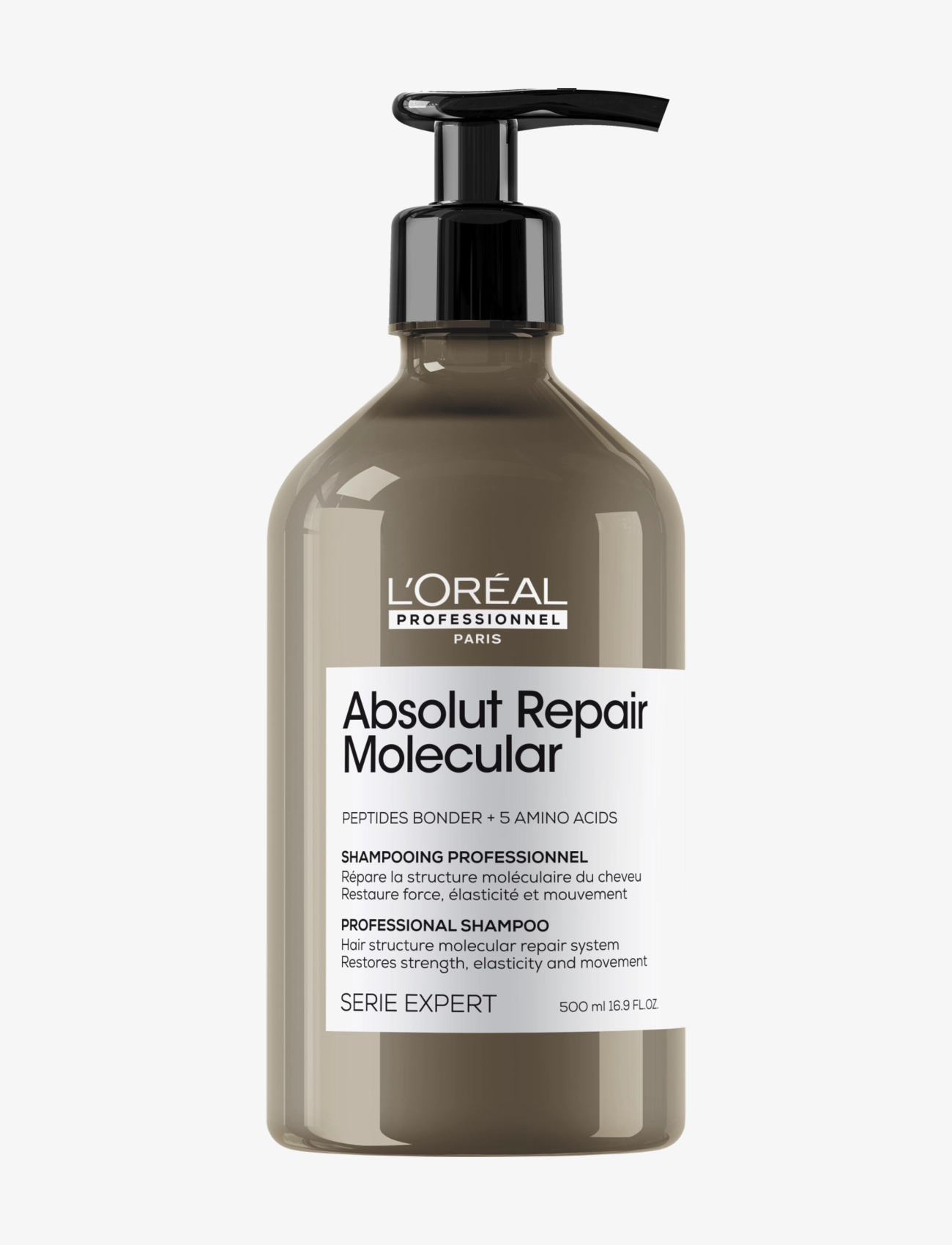 L'Oréal Professionnel Absolut Repair Molecular Shampoo 500Ml, Shampoo, Nude, Str: 500 ml