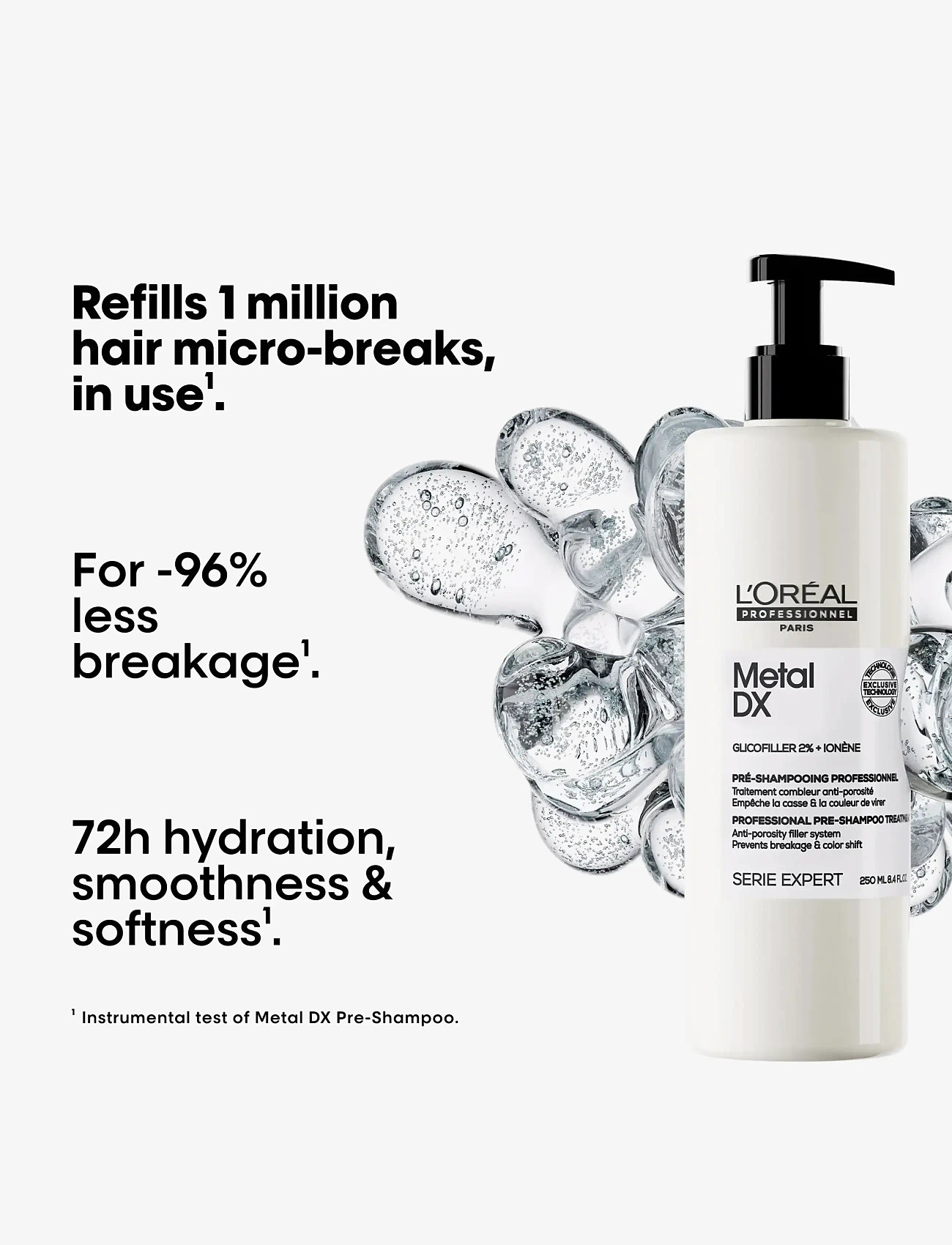 L'Oréal Professionnel - L'Oréal Professionnel Metal DX Pre-Shampoo 250ml - sjampó - no color - 1
