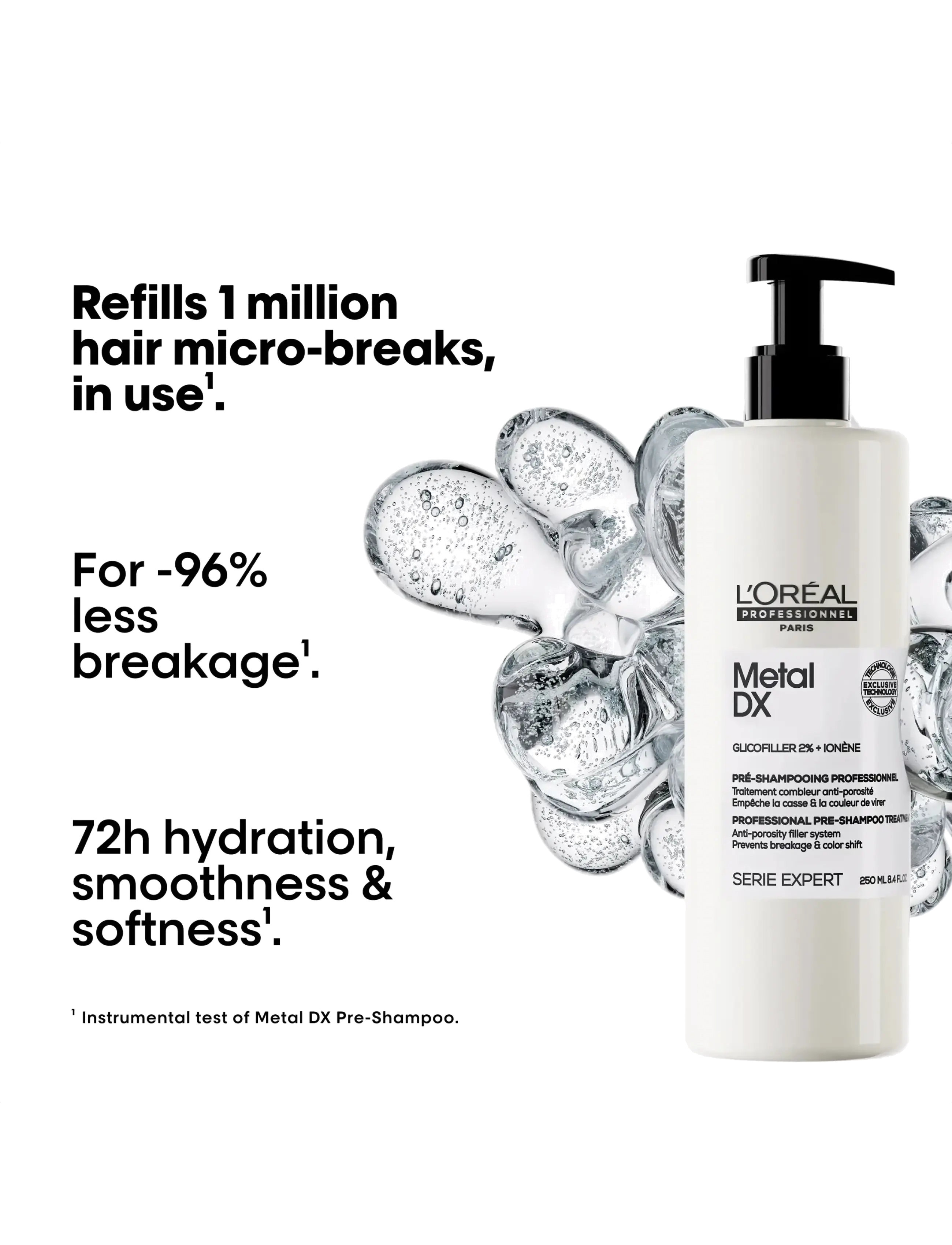 L'Oréal Professionnel - L'Oréal Professionnel Metal DX Pre-Shampoo 250ml - hårpleie - no color - 1