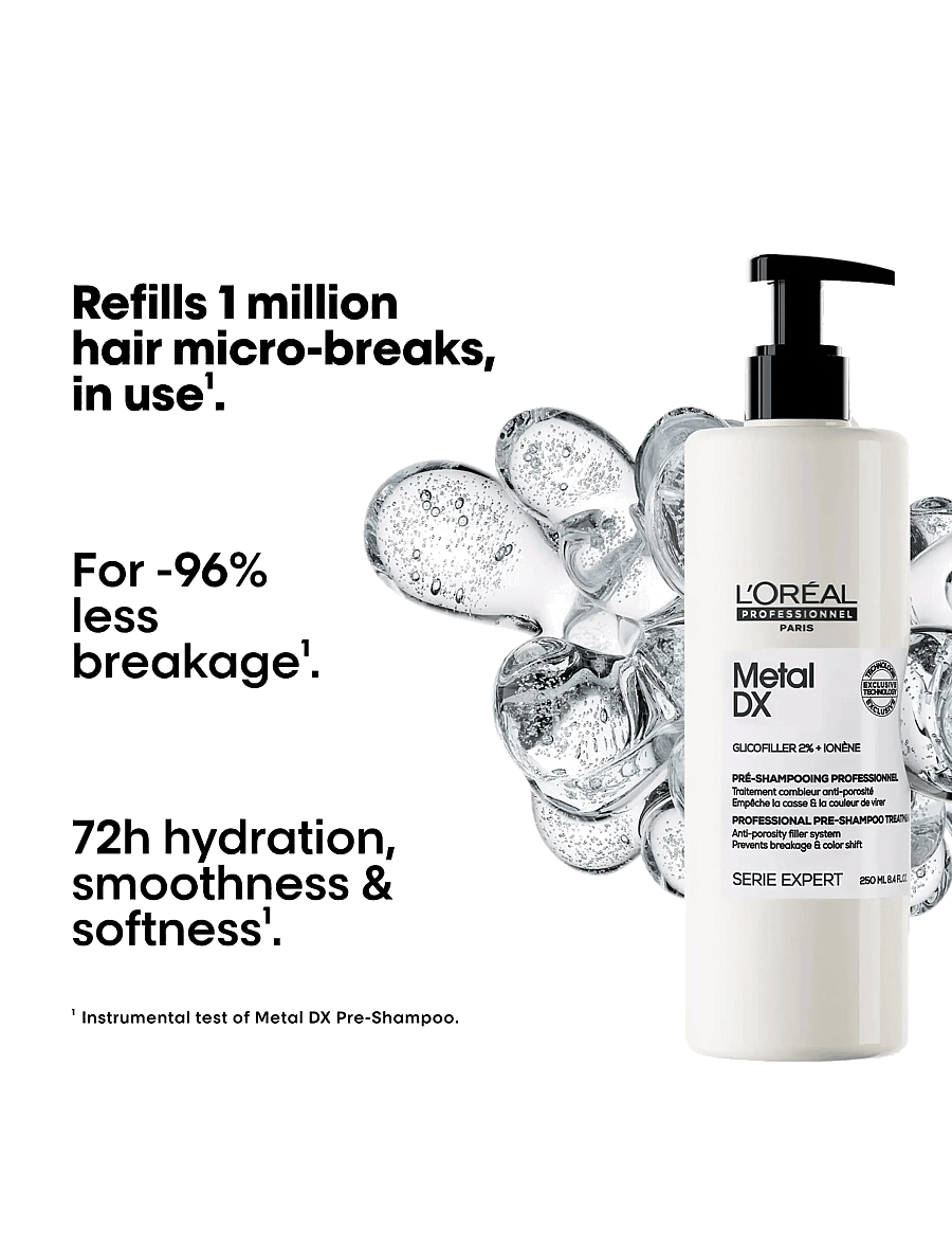 L'Oréal Professionnel - L'Oréal Professionnel Metal DX Pre-Shampoo 250ml - shampoo - no color - 1