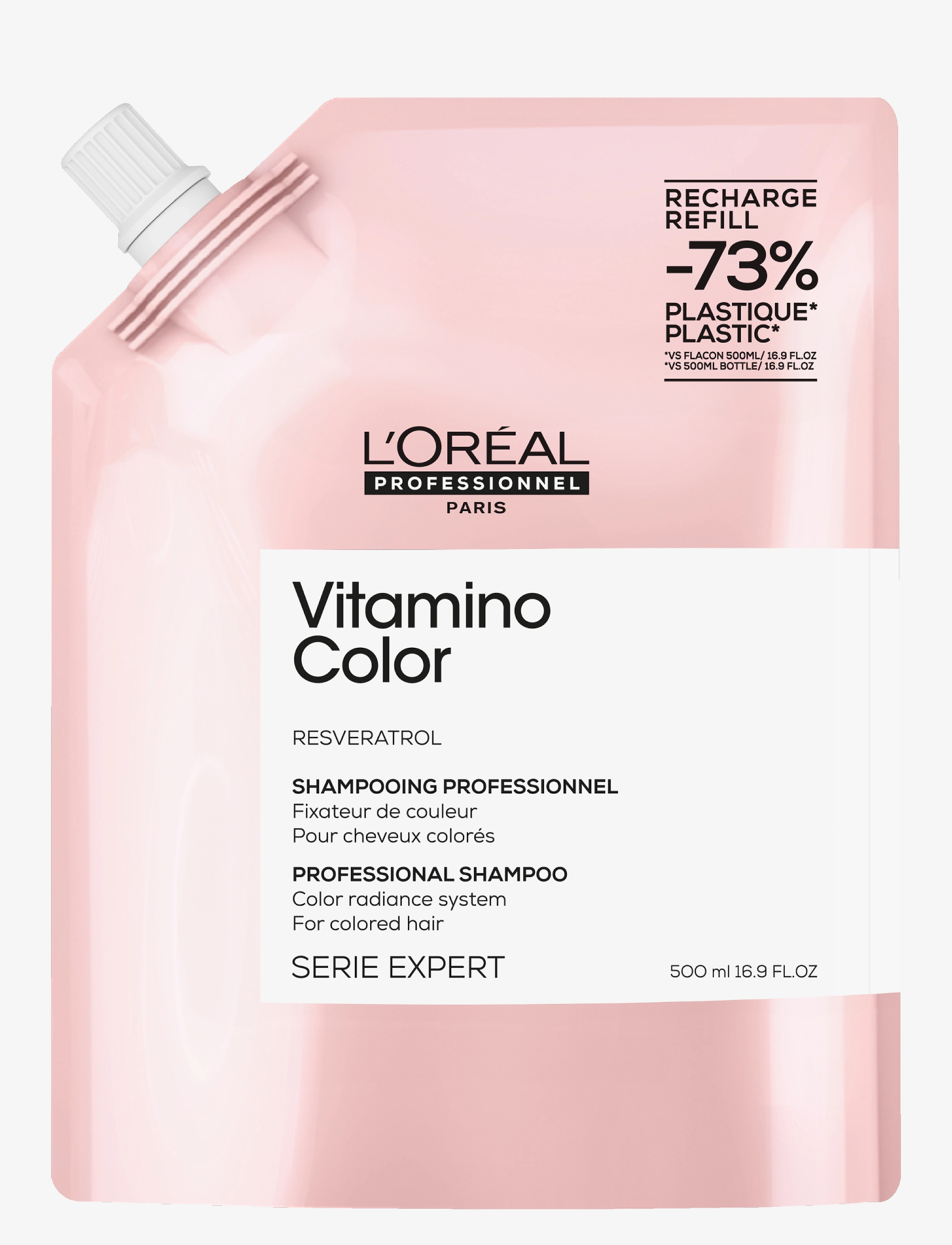 L'Oréal Professionnel Vitamino Color Shampoo Refill, Shampoo, Nude, Str: 500 ML