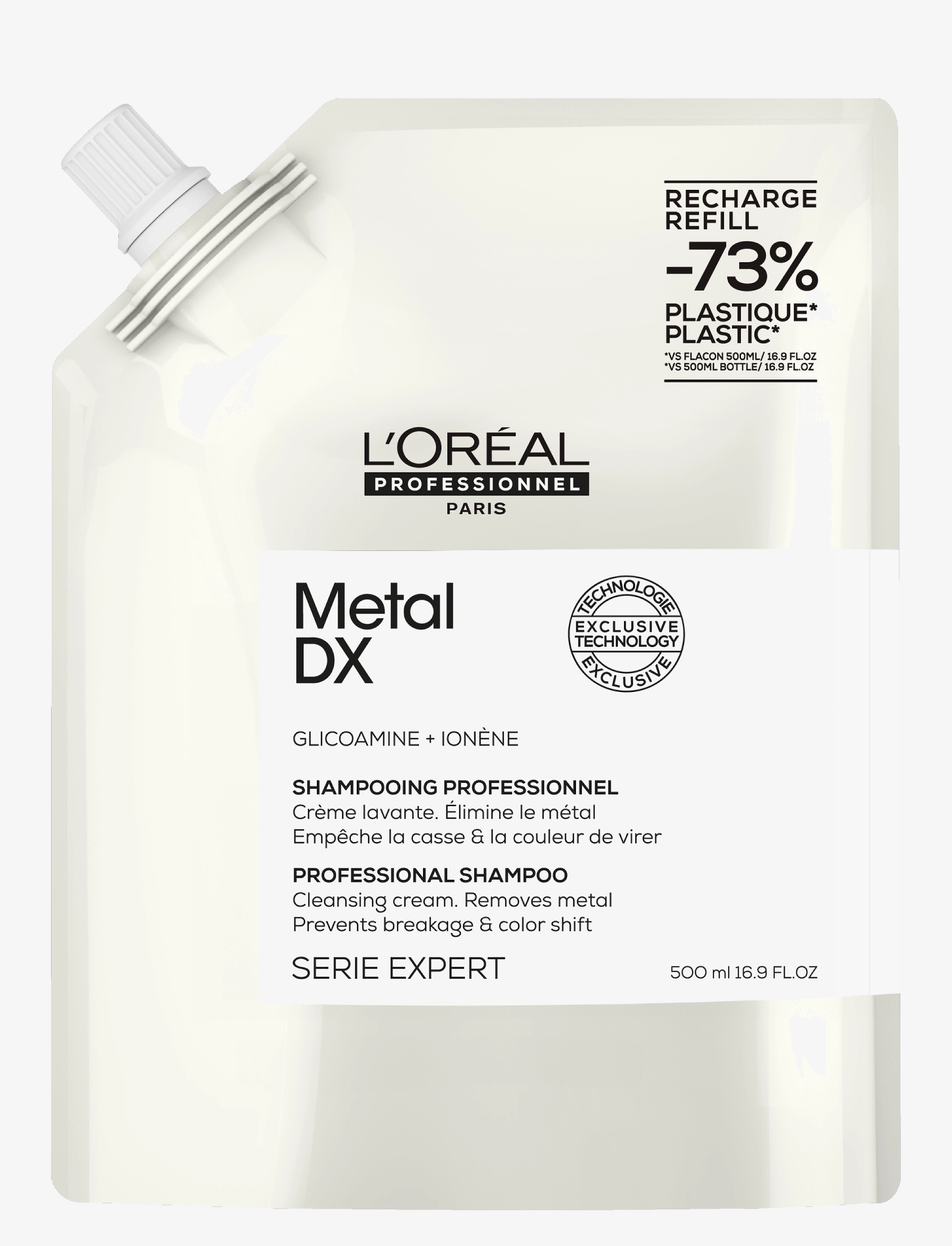 L'Oréal Professionnel Metal Dx Shampoo Refill, Shampoo, Nude, Str: 500 ML