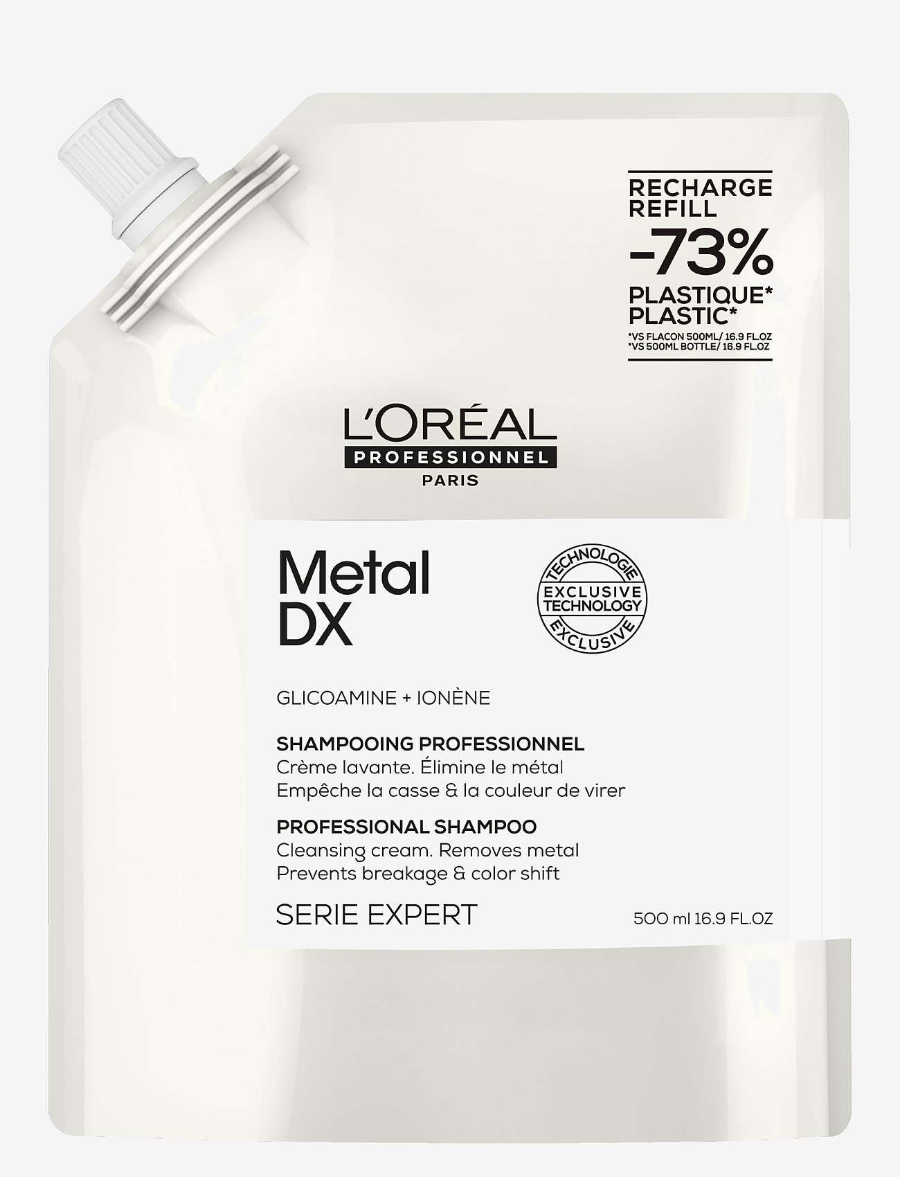 L'Oréal Professionnel - Metal DX Shampoo Refill - laveste priser - clear - 0
