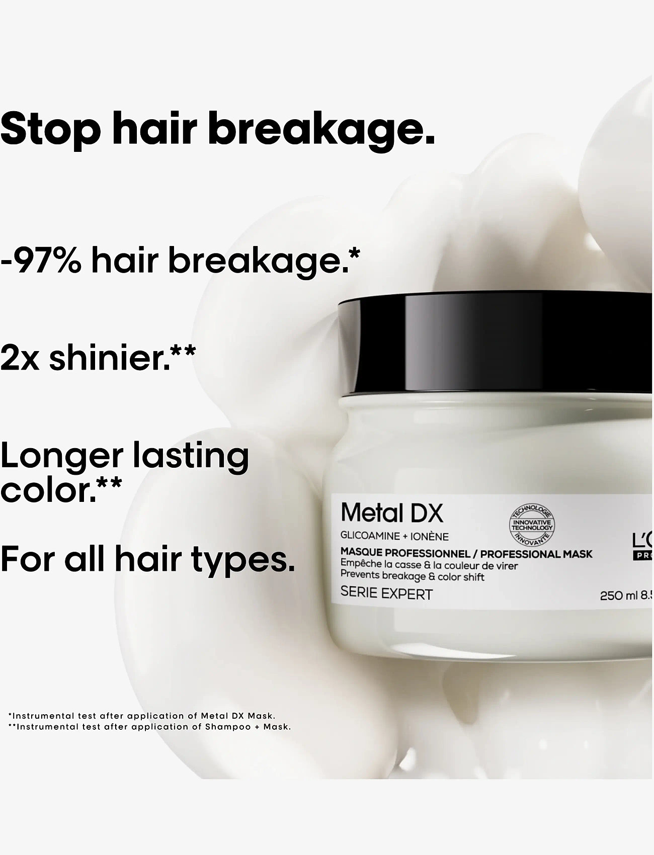 L'Oréal Professionnel - L'Oréal Professionnel Metal DX Hair Mask 150 ml - clear - 1
