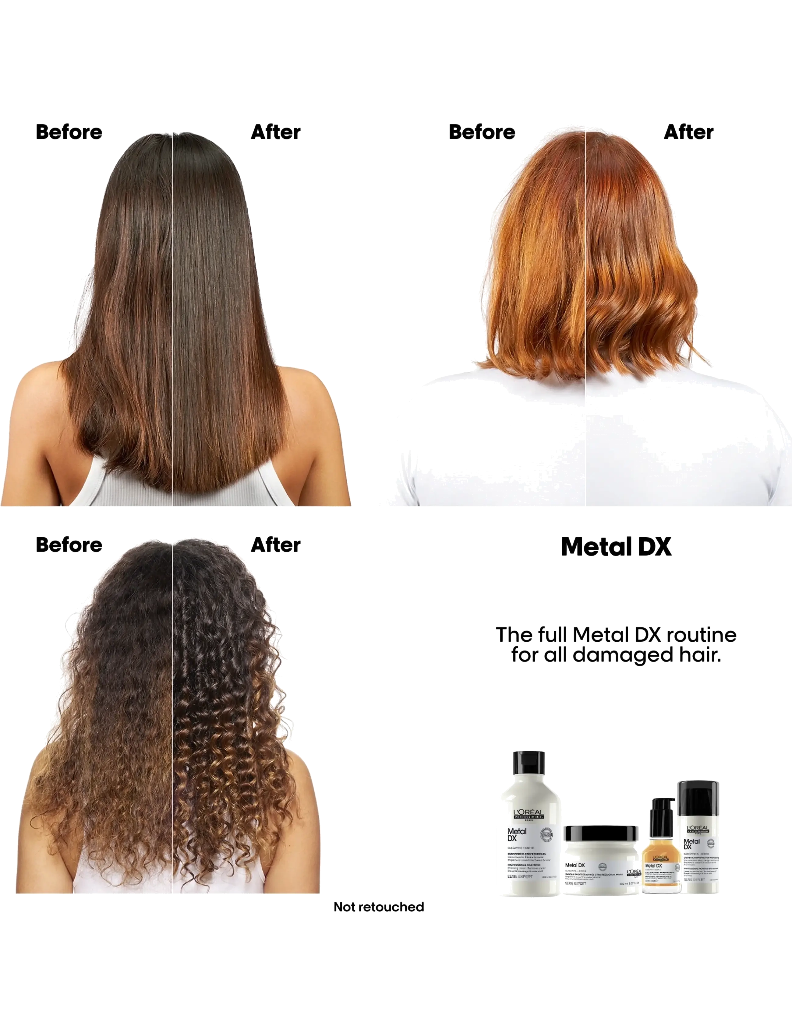 L'Oréal Professionnel - L'Oréal Professionnel Metal DX Hair Mask 150 ml - hårkur - clear - 2