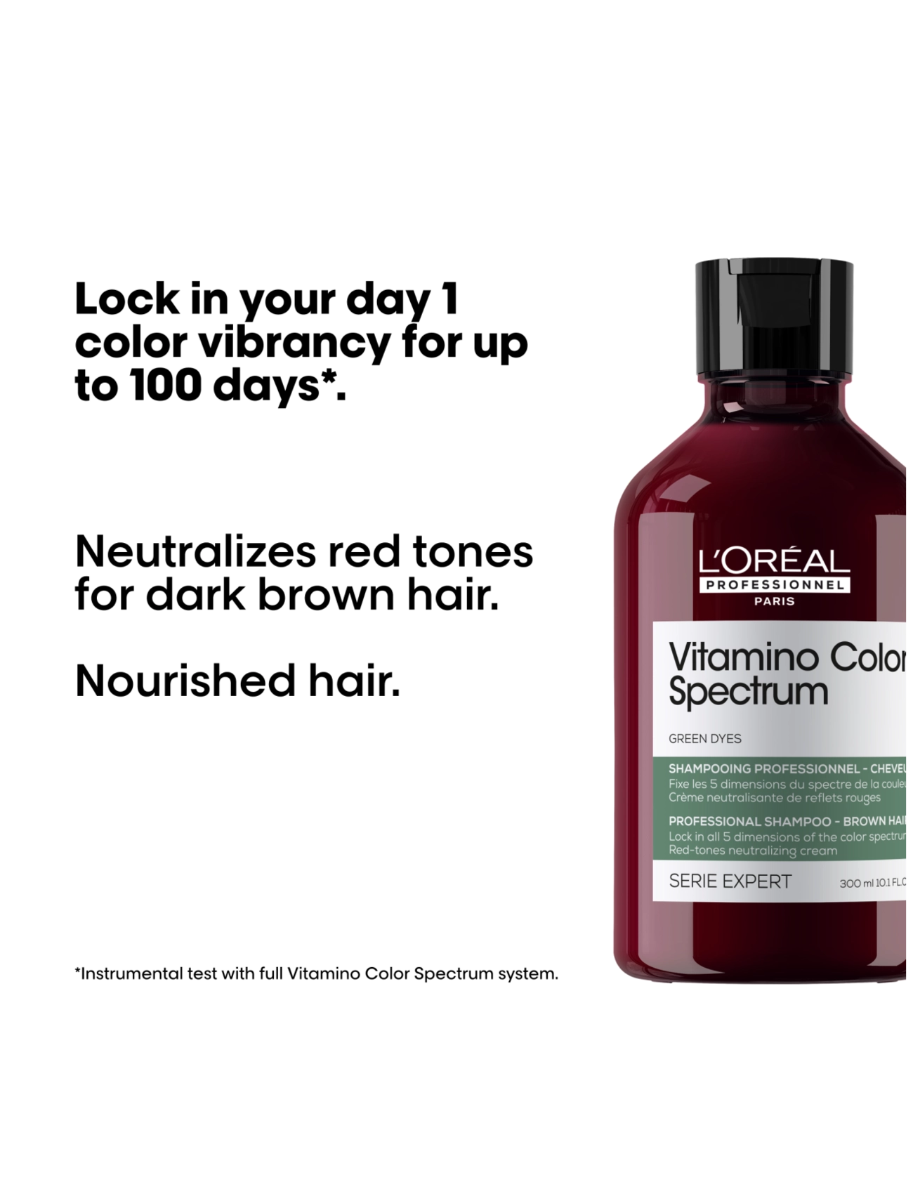 L'Oréal Professionnel - L'Oréal Professionnel Vitamino Color Spectrum Green Shampoo 300ml - shampoo - clear - 2