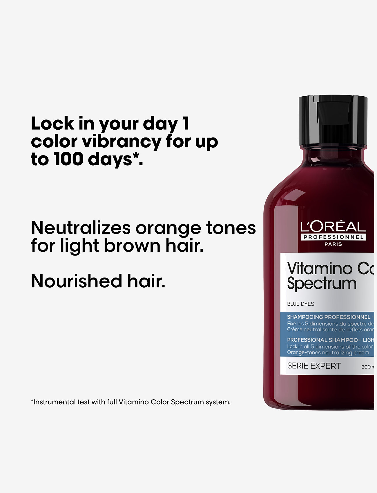 L'Oréal Professionnel - L'Oréal Professionnel Vitamino Color Spectrum Blue Shampoo 300ml - shampoo - clear - 2
