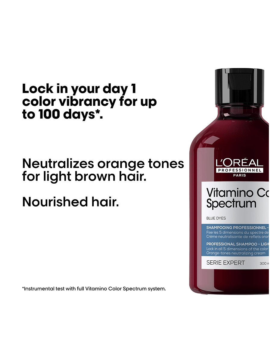 L'Oréal Professionnel - L'Oréal Professionnel Vitamino Color Spectrum Blue Shampoo 300 ml - shampoo - clear - 2