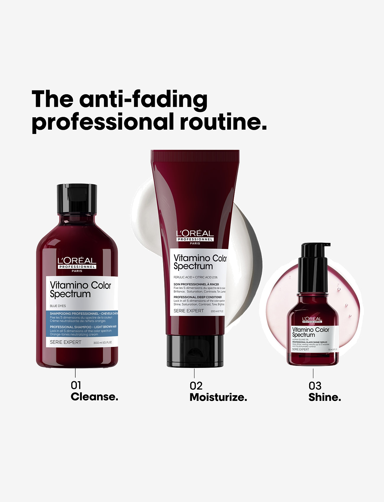 L'Oréal Professionnel - L'Oréal Professionnel Vitamino Color Spectrum Blue Shampoo 300ml - shampoo - clear - 4