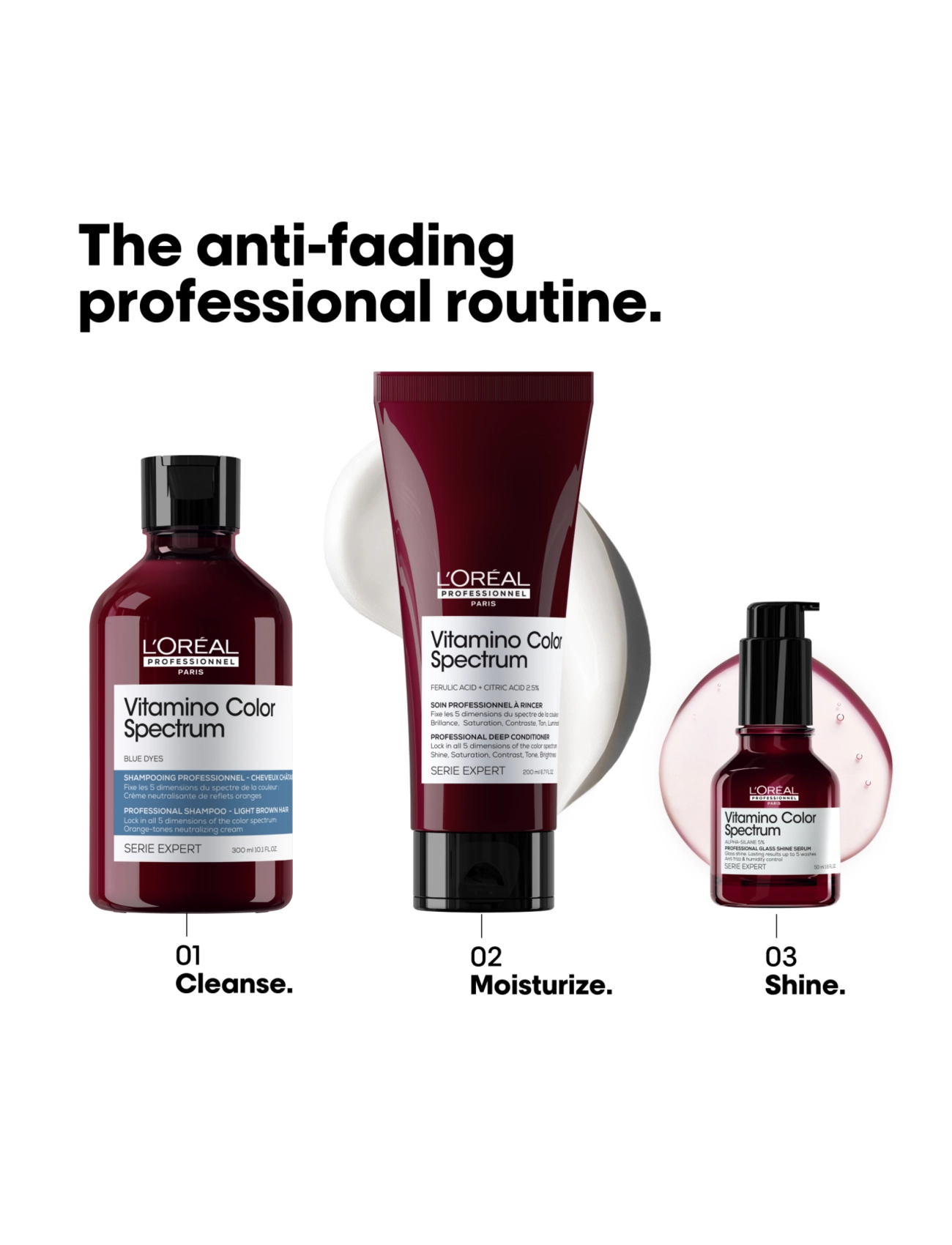 L'Oréal Professionnel - L'Oréal Professionnel Vitamino Color Spectrum Blue Shampoo 300ml - shampoo - clear - 4