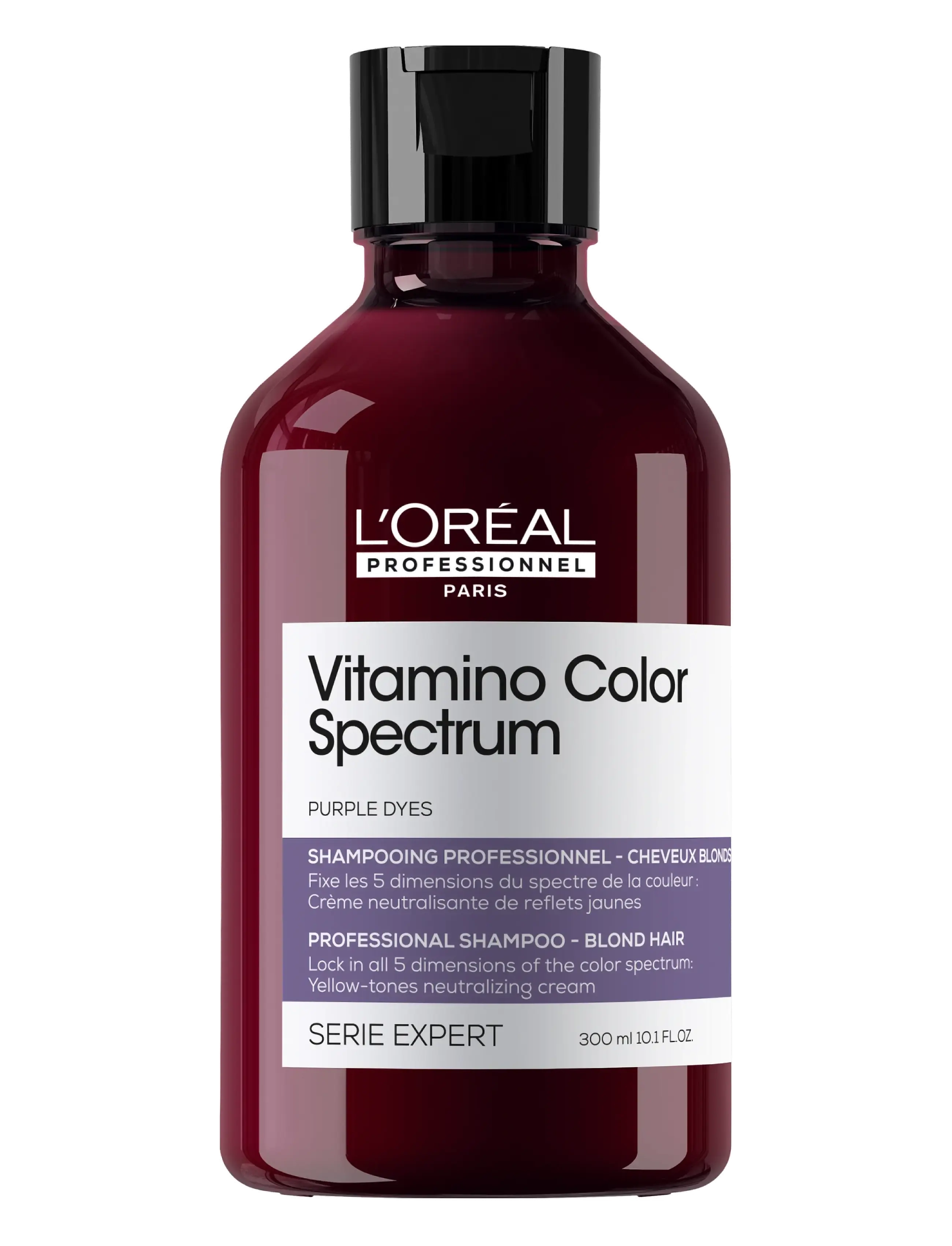 L'Oréal Professionnel Vitamino Color Spectrum Purple Shampoo 300Ml, Sølvshampoo, Nude, Str: 300 ML