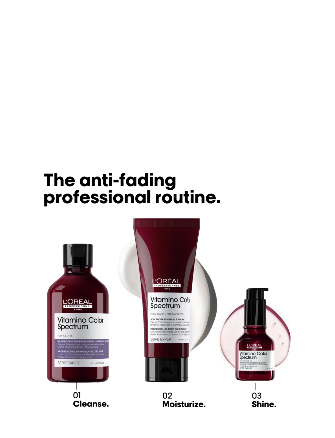L'Oréal Professionnel Vitamino Color Spectrum Purple Tinted Shampoo for Blonde Coloured Hair 6