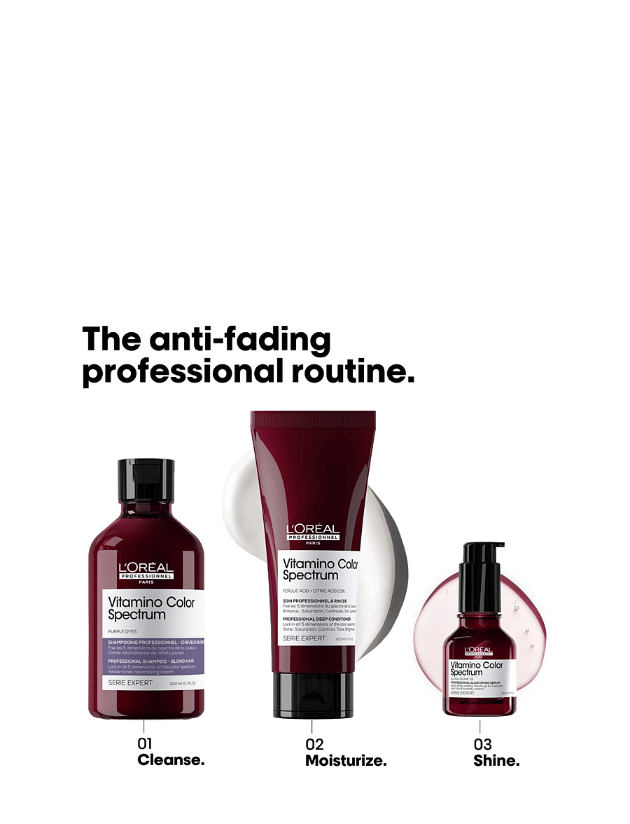 L'Oréal Professionnel - L'Oréal Professionnel Vitamino Color Spectrum Purple Shampoo 300ml - silvershampoo - clear - 2