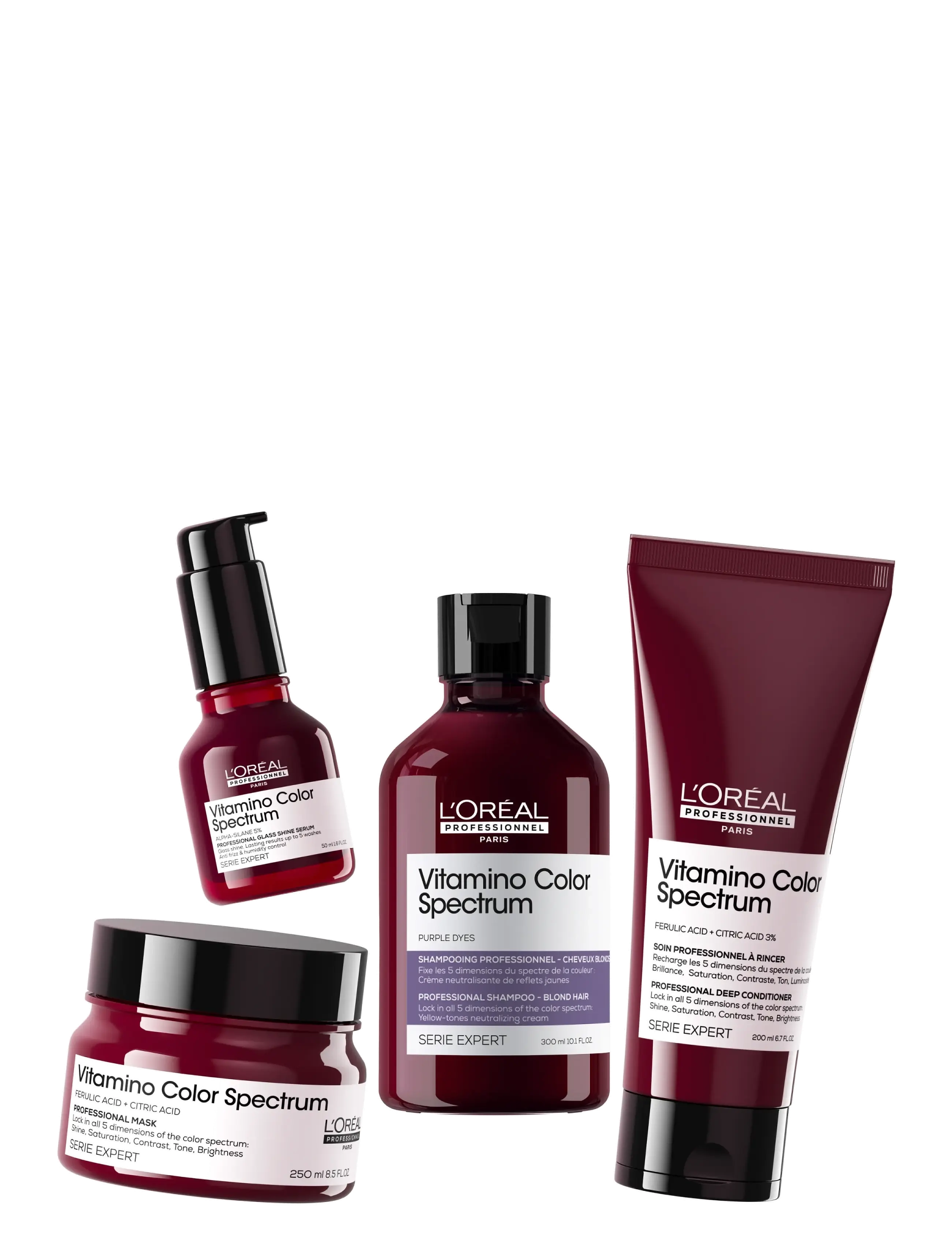 L'Oréal Professionnel - L'Oréal Professionnel Vitamino Color Spectrum Purple Shampoo 300ml - silvershampoo - clear - 3