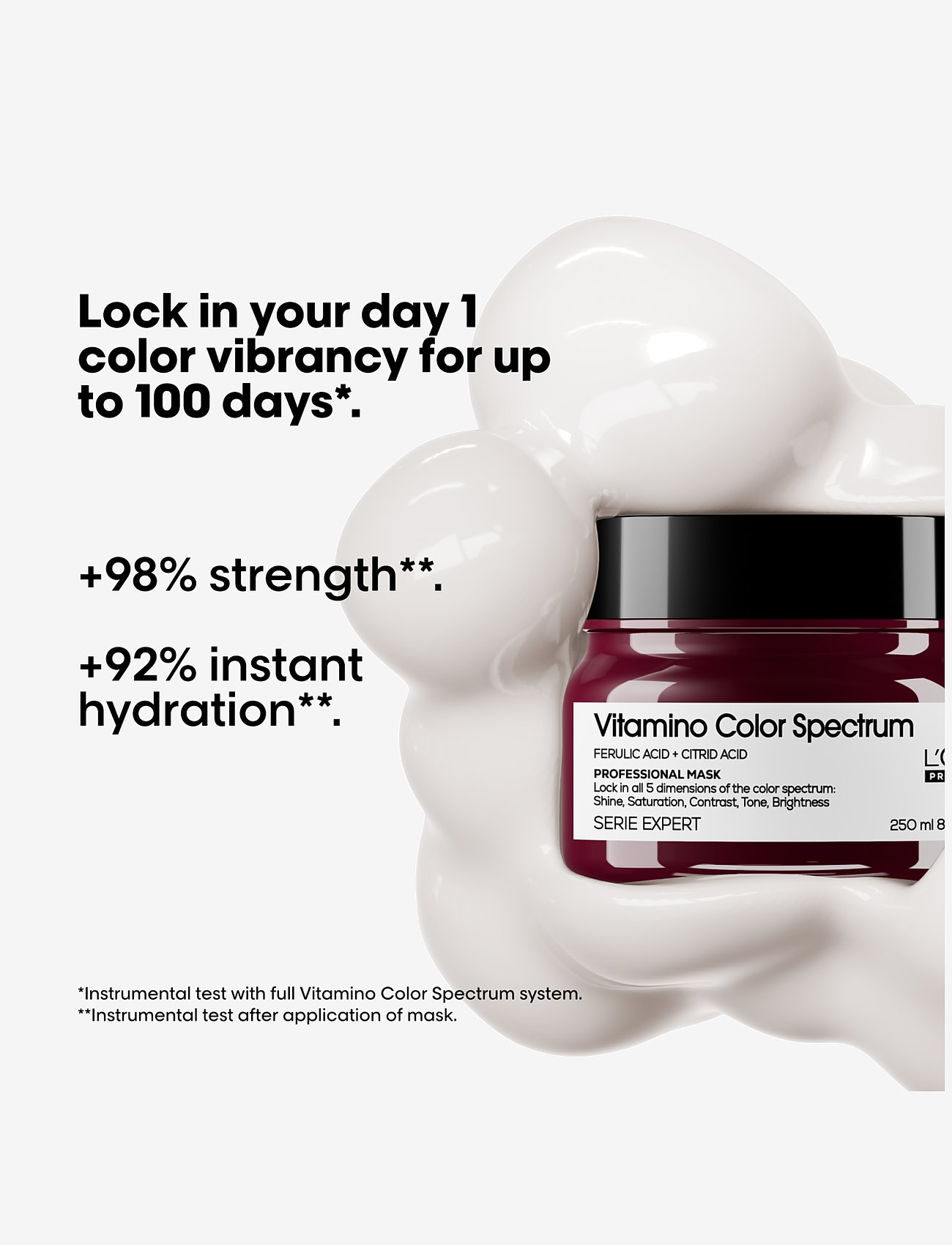 L'Oréal Professionnel - L'Oréal Professionnel Vitamino Color Spectrum Mask 250ml - hårkur - clear - 1