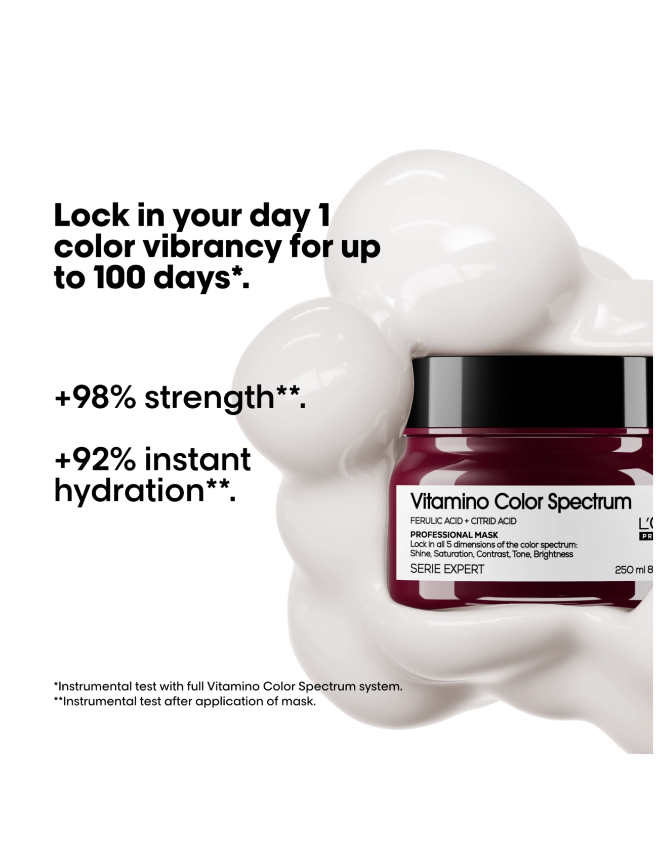 L'Oréal Professionnel - L'Oréal Professionnel Vitamino Color Spectrum Mask 250ml - hårkur - clear - 1