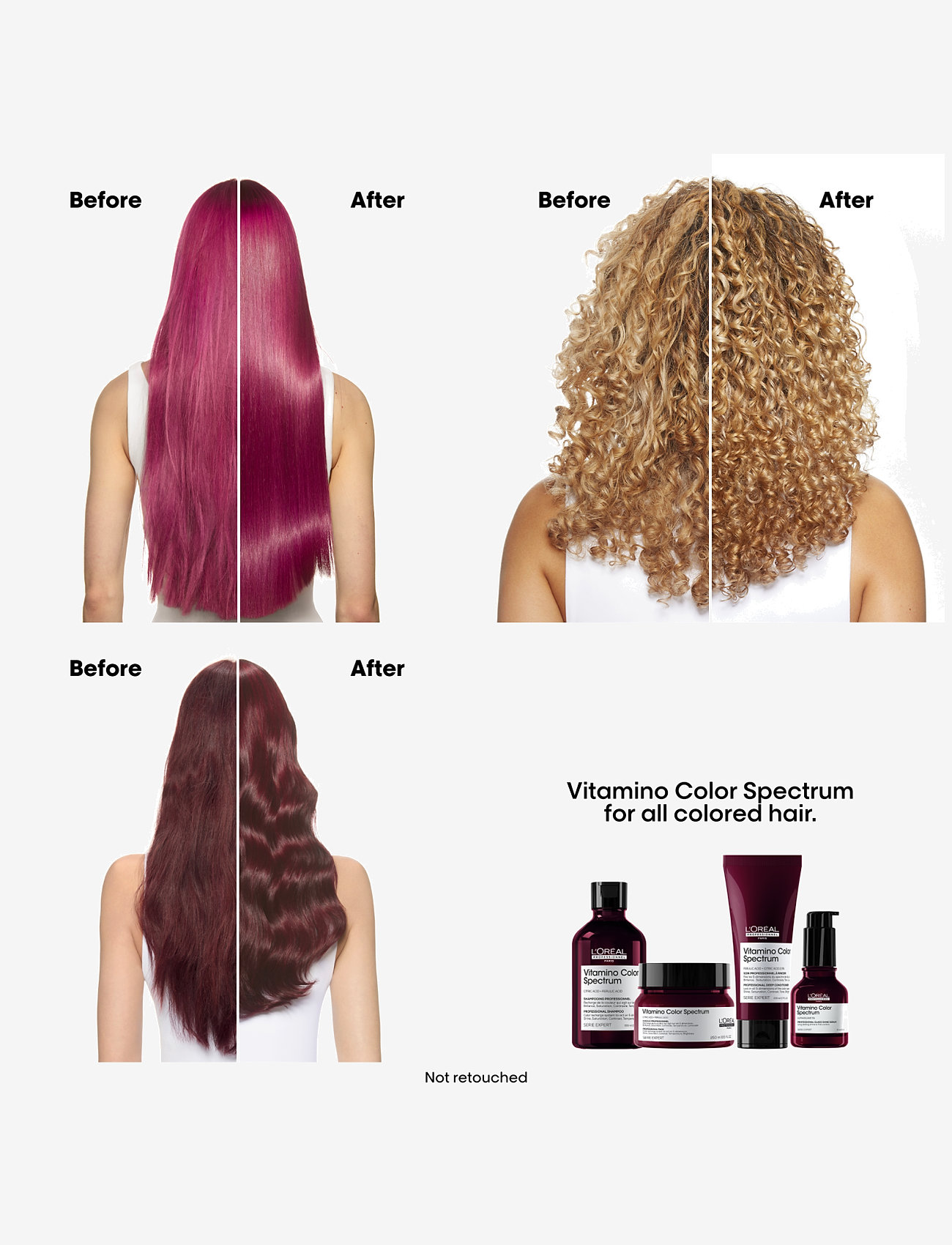 L'Oréal Professionnel - L'Oréal Professionnel Vitamino Color Spectrum Mask 250ml - hårkur - clear - 2