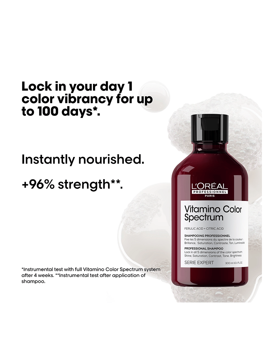 L'Oréal Professionnel - L'Oréal Professionnel Vitamino Color Spectrum Shampoo 300 ml - shampoo - clear - 1