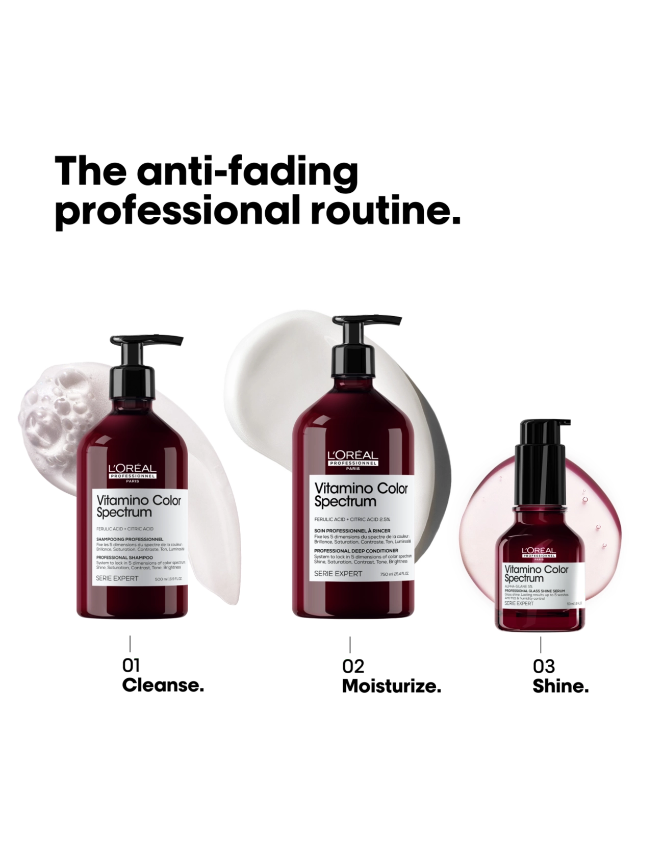 L'Oréal Professionnel - L'Oréal Professionnel Vitamino Color Spectrum Shampoo 500ml - shampoo - clear - 4